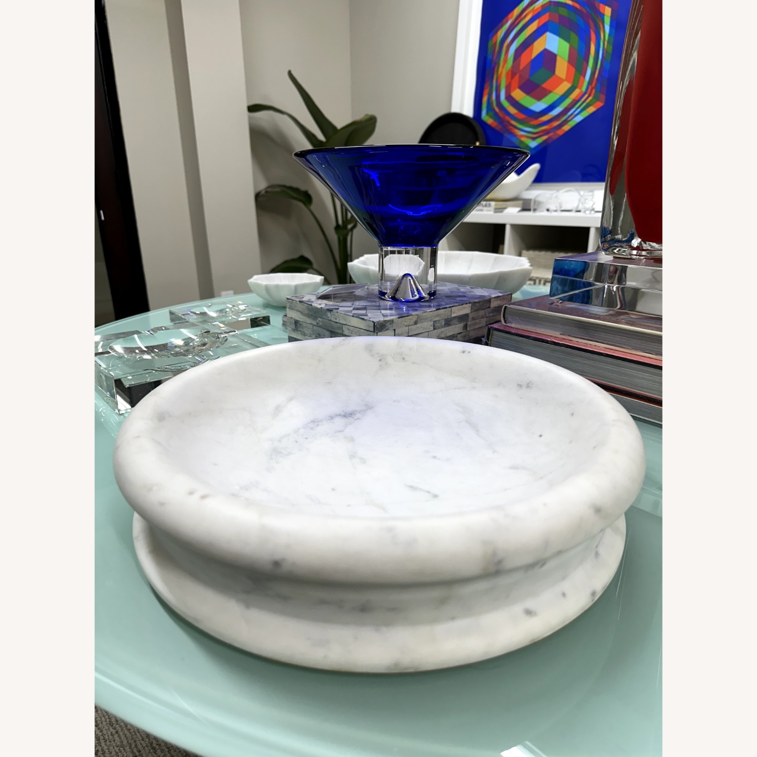 Caroline Marble Centerpiece  - image-2