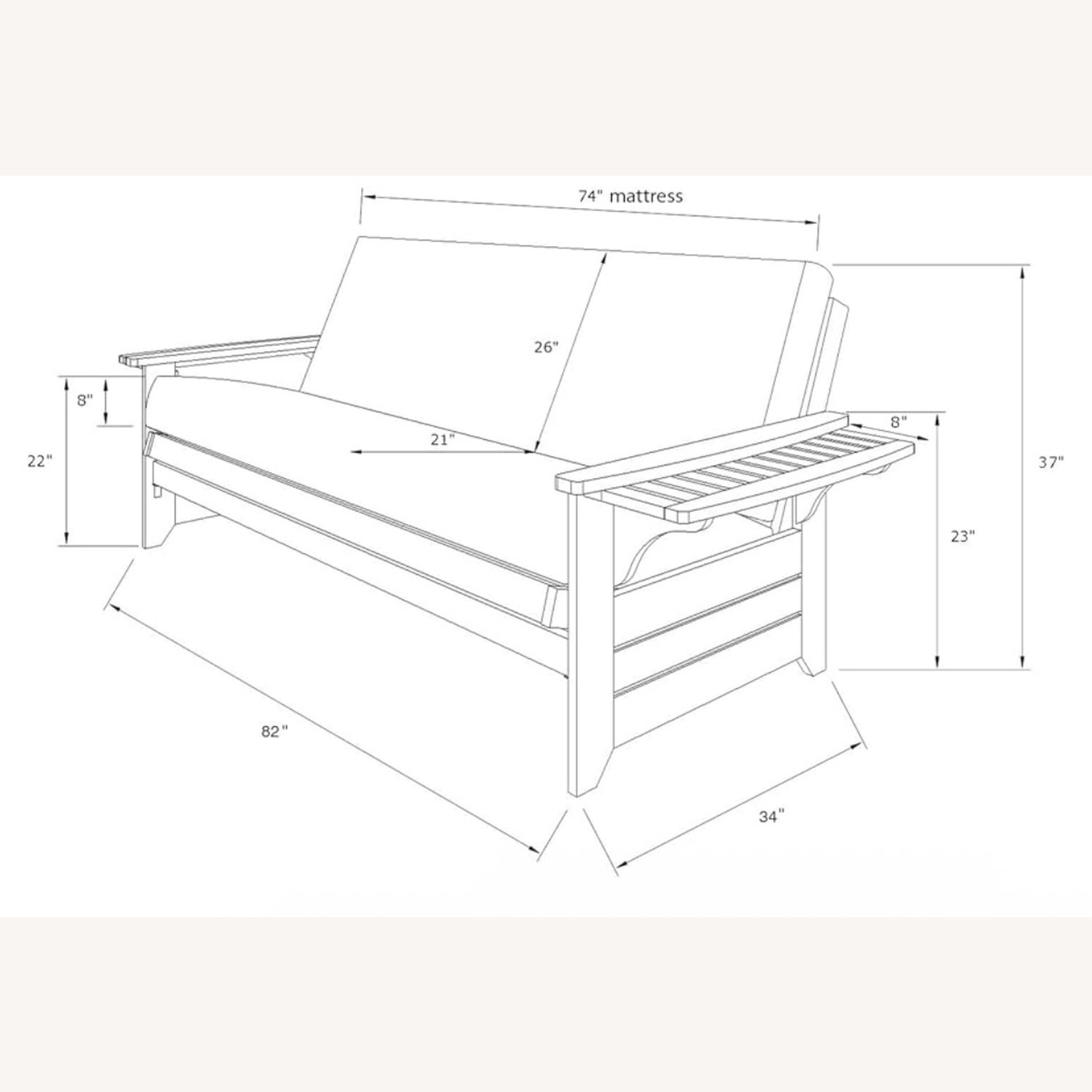 Kodiak Furniture Futon - image-5
