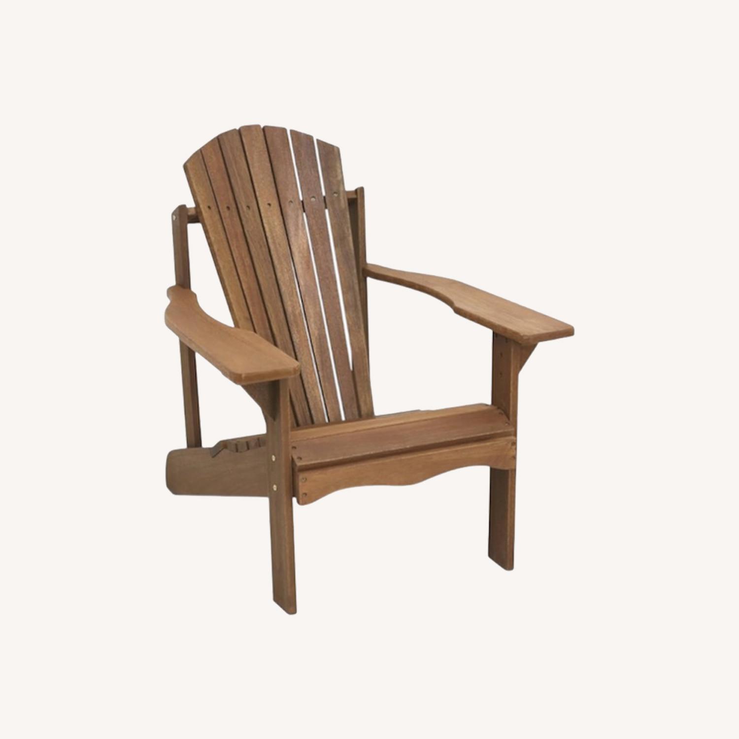 (4) Furinno Hardwood Patiio Adirondack Chairs - image-0