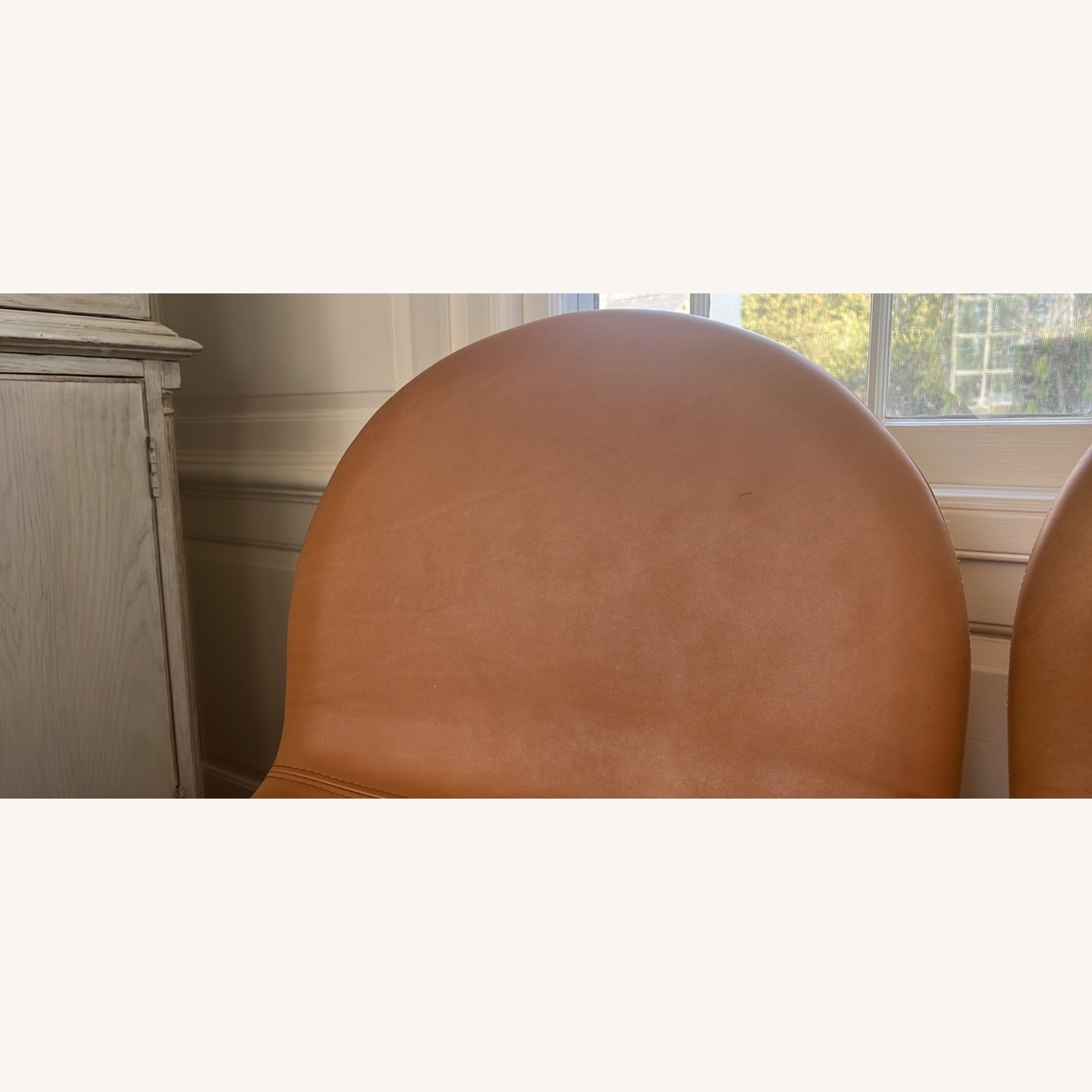 DWR Ellison Studios Leather Arch Chairs - image-6
