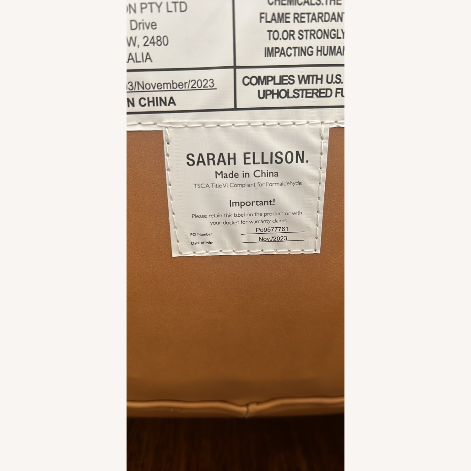 DWR Ellison Studios Leather Arch Chairs - image-8