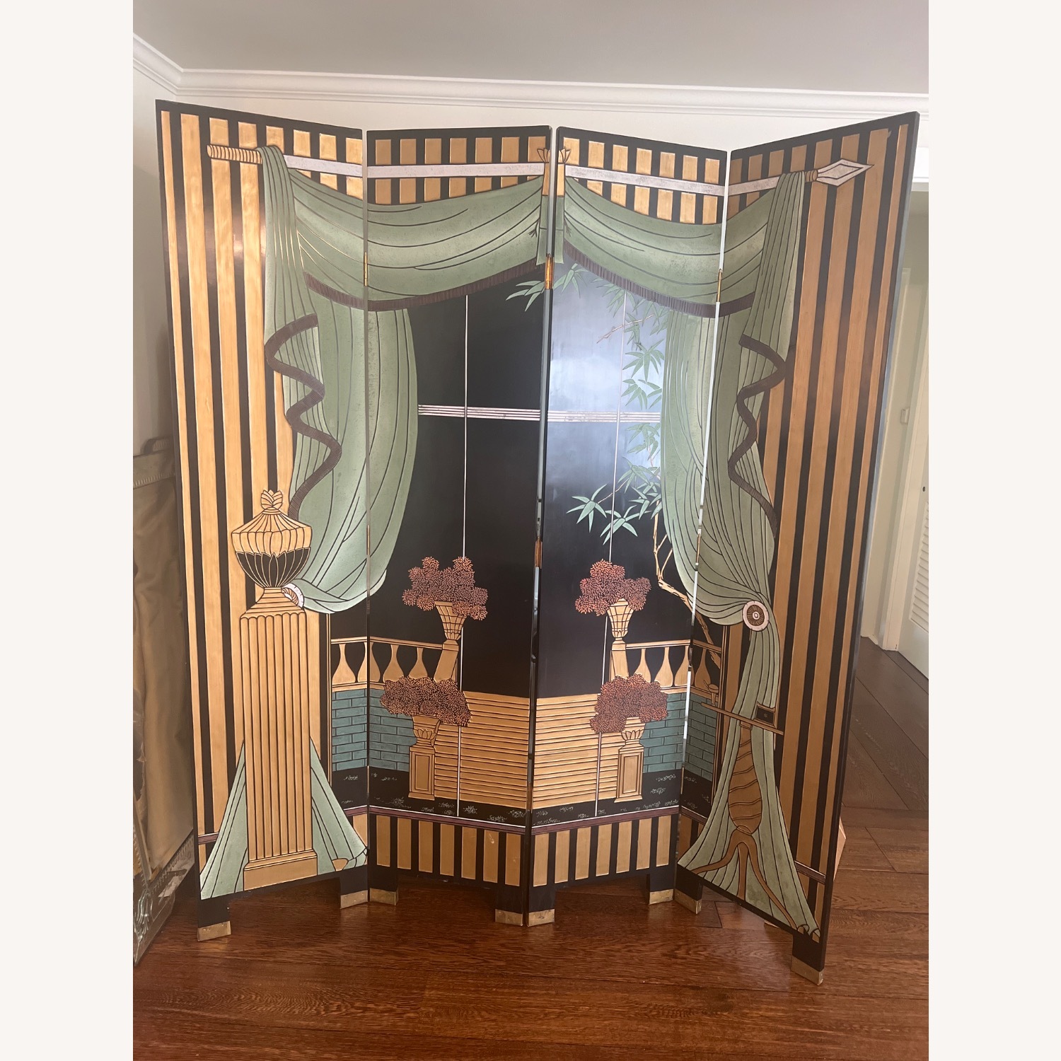 Art Deco/Mid- century Folding Screen - image-4