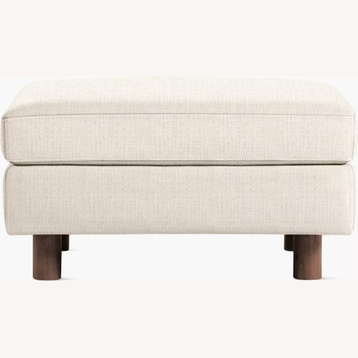 Herman Miller Lispenard Ottoman White Linen - image-8