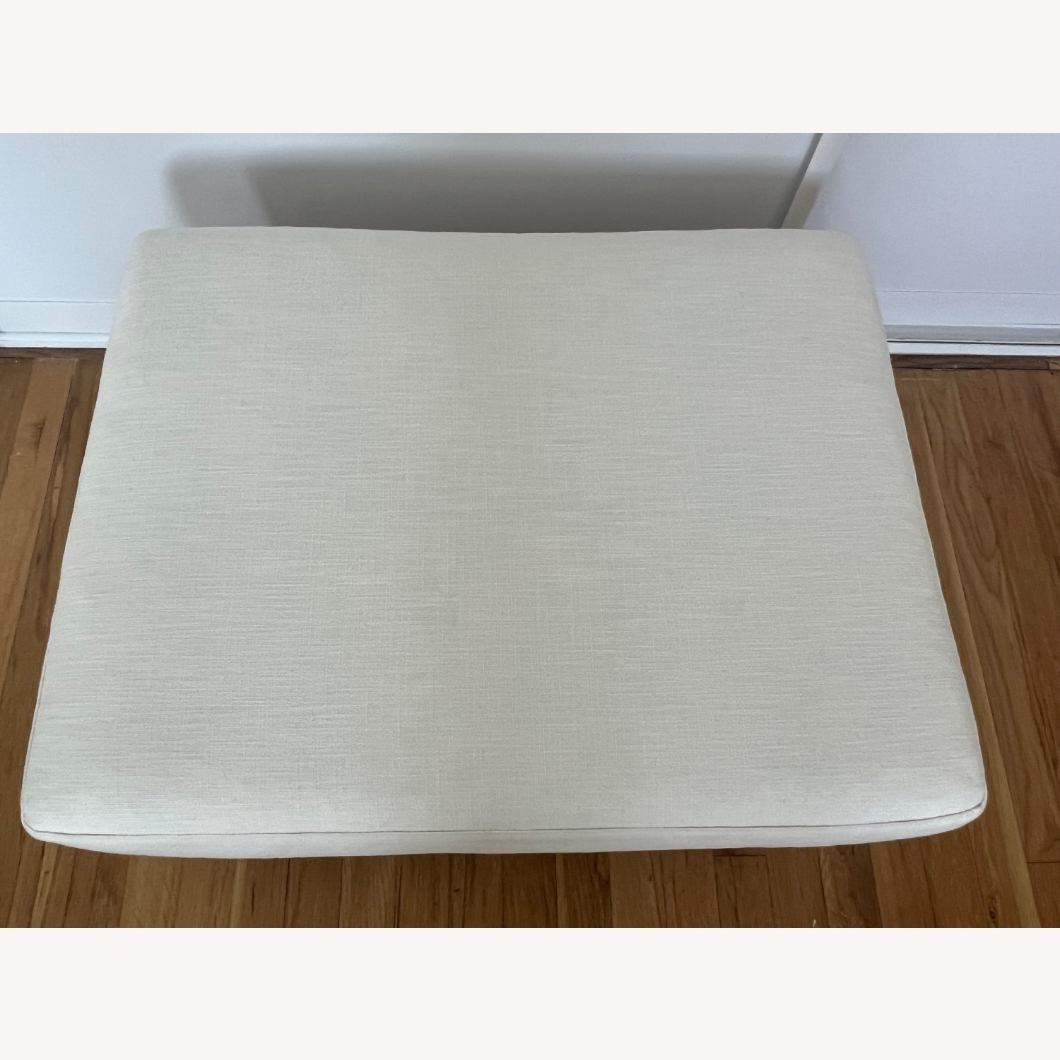 Herman Miller Lispenard Ottoman White Linen - image-7