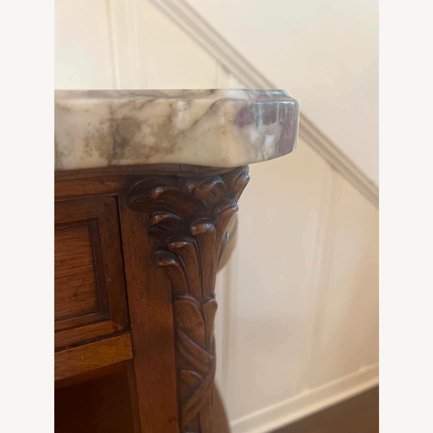 Stunning Antique Marble Console Table - image-4