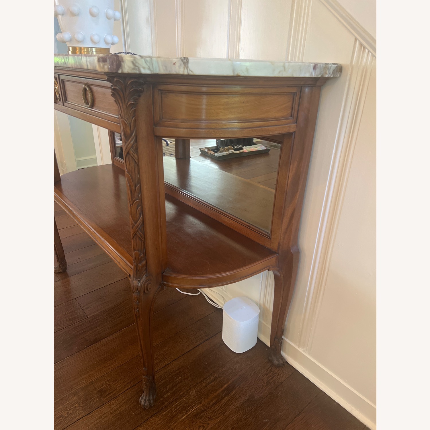 Stunning Antique Marble Console Table - image-3