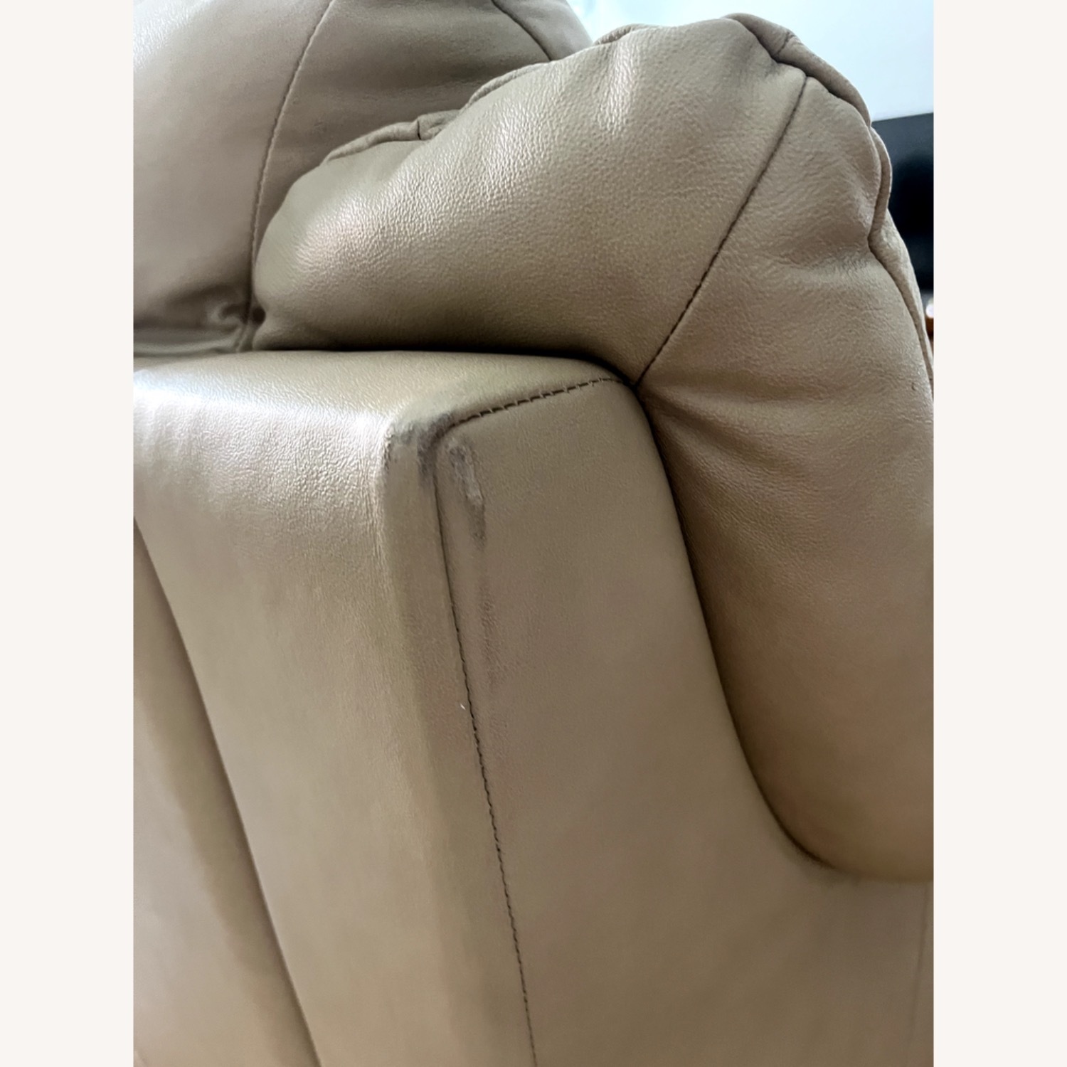 Natuzzi Ital Sofa Genuine Leather Couch - image-4