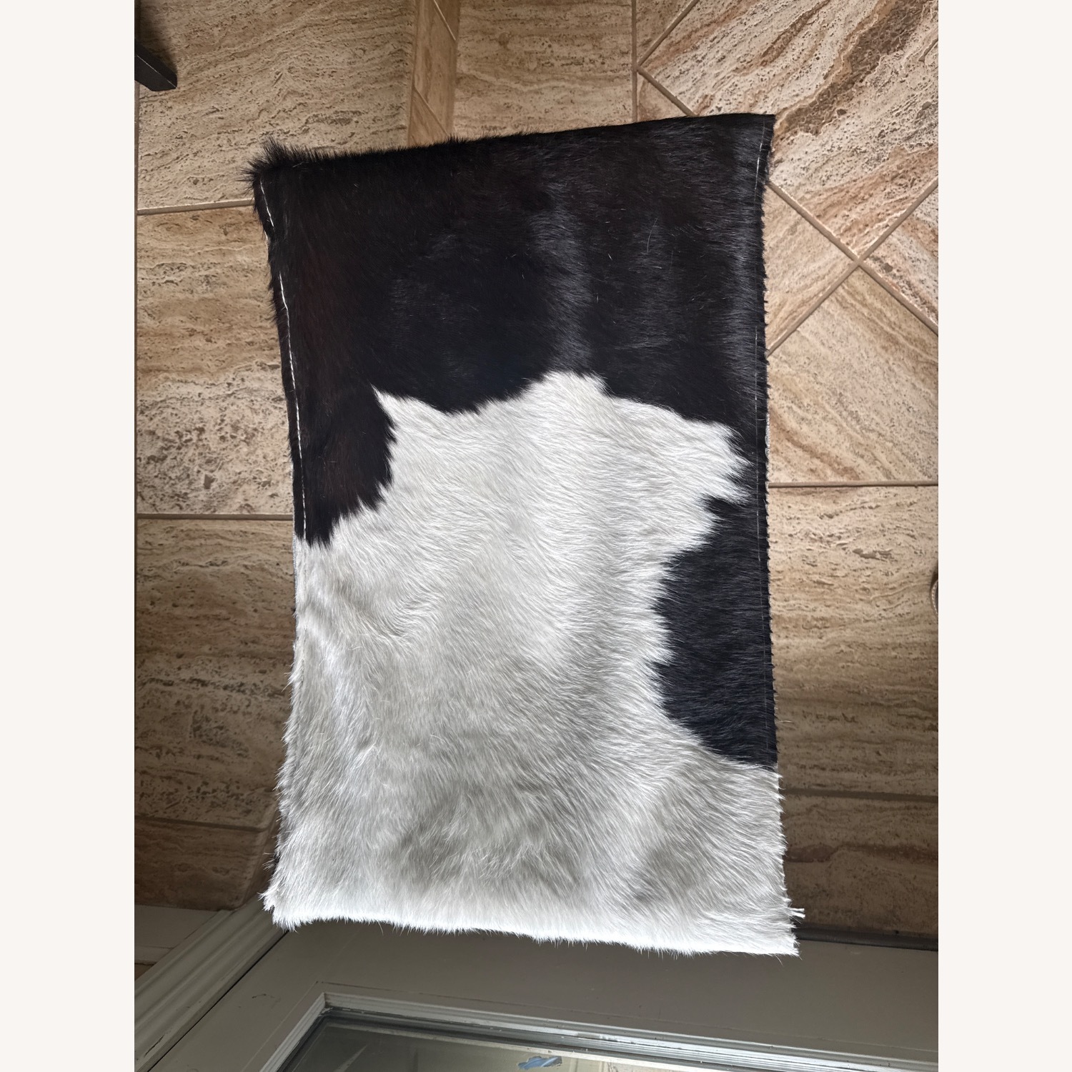 Lind Cowhide Stool - image-1