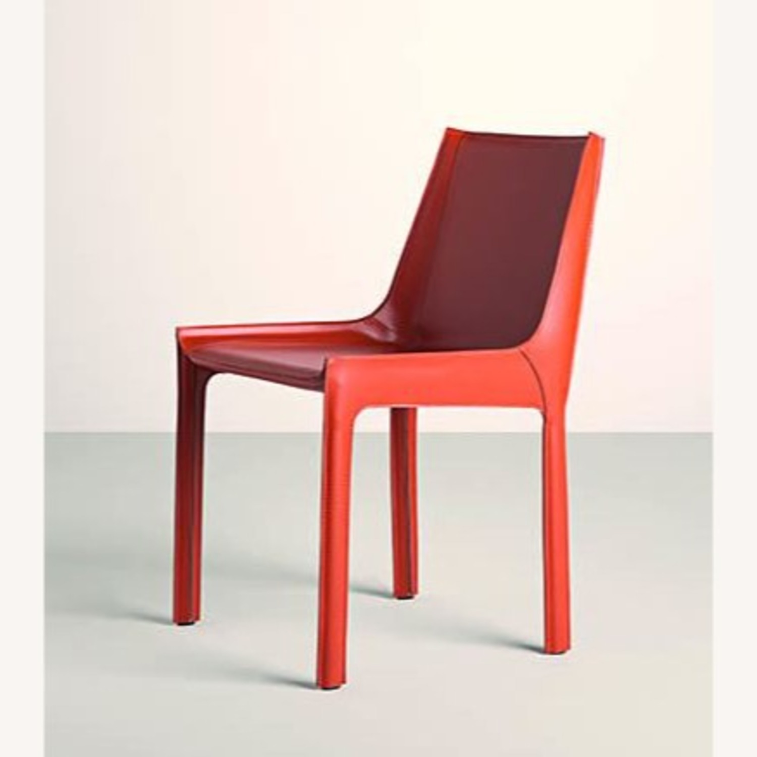 Nisida Chair in Yellow Leather Frag/Minotti - image-1