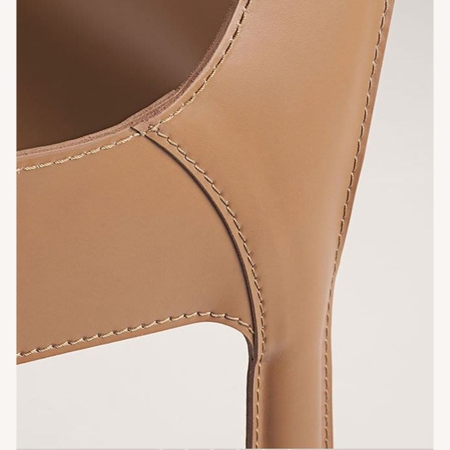 Nisida Chair in Yellow Leather Frag/Minotti - image-2