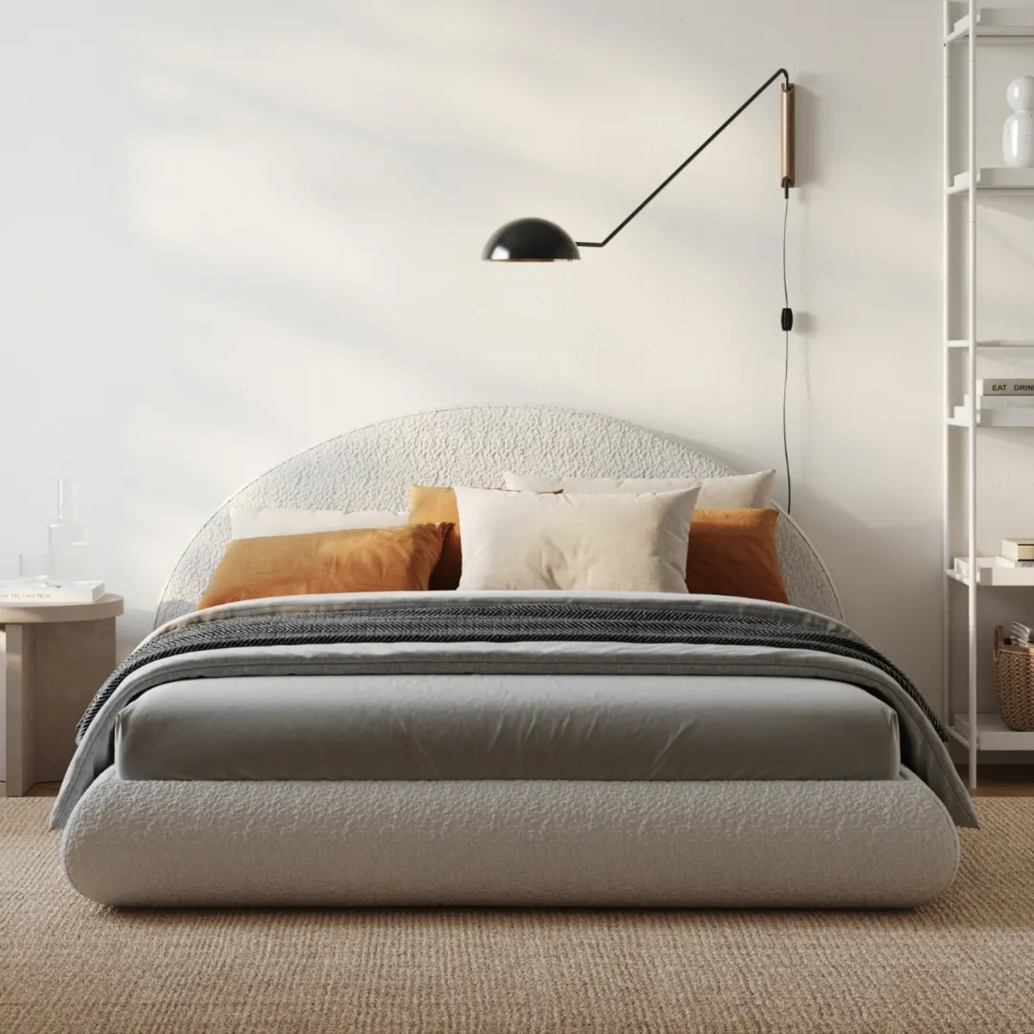 Luna Bed Set: Bed Frame + Headboard - image-4