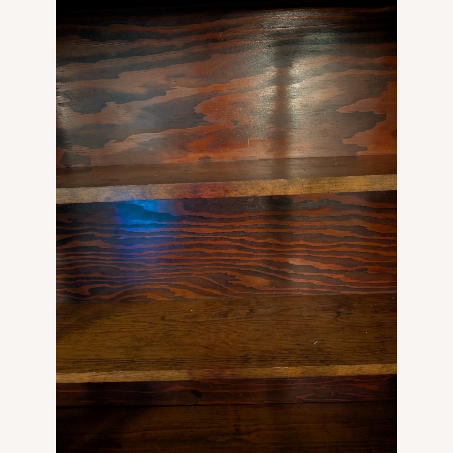 Walnut Antique Bookcase - image-4