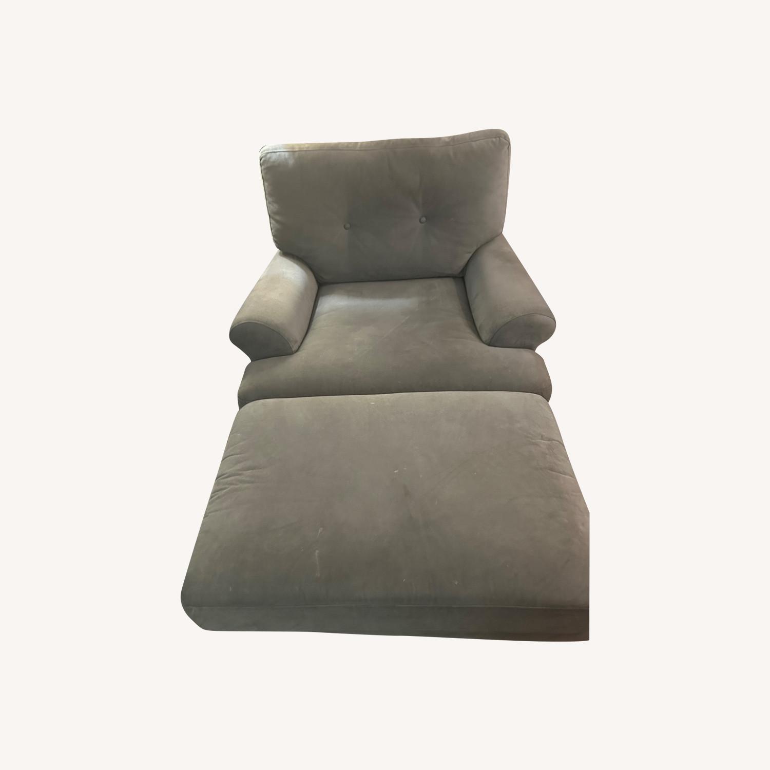 Radley Comfortable Armchair and Ottoman - image-0
