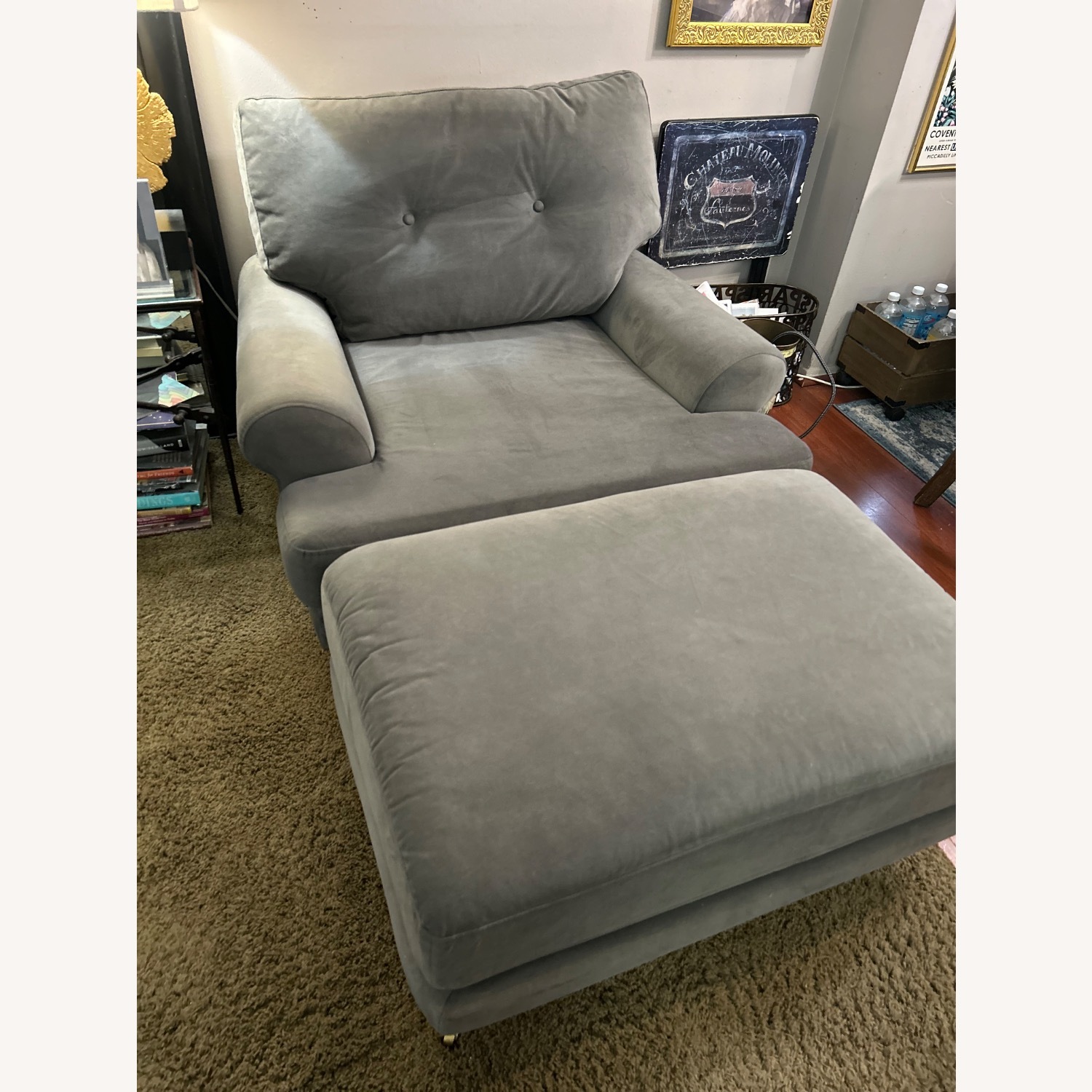 Radley Comfortable Armchair and Ottoman - image-12