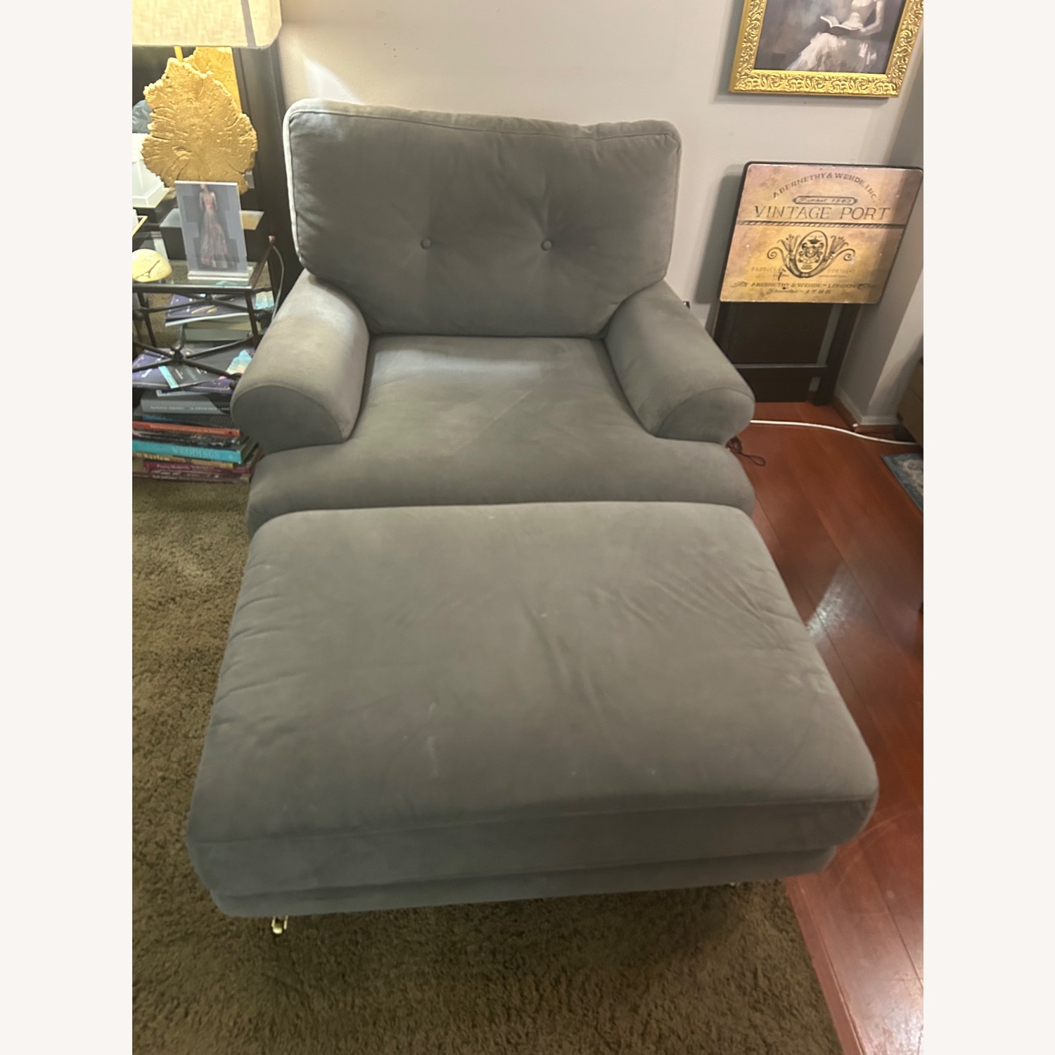 Radley Comfortable Armchair and Ottoman - image-6