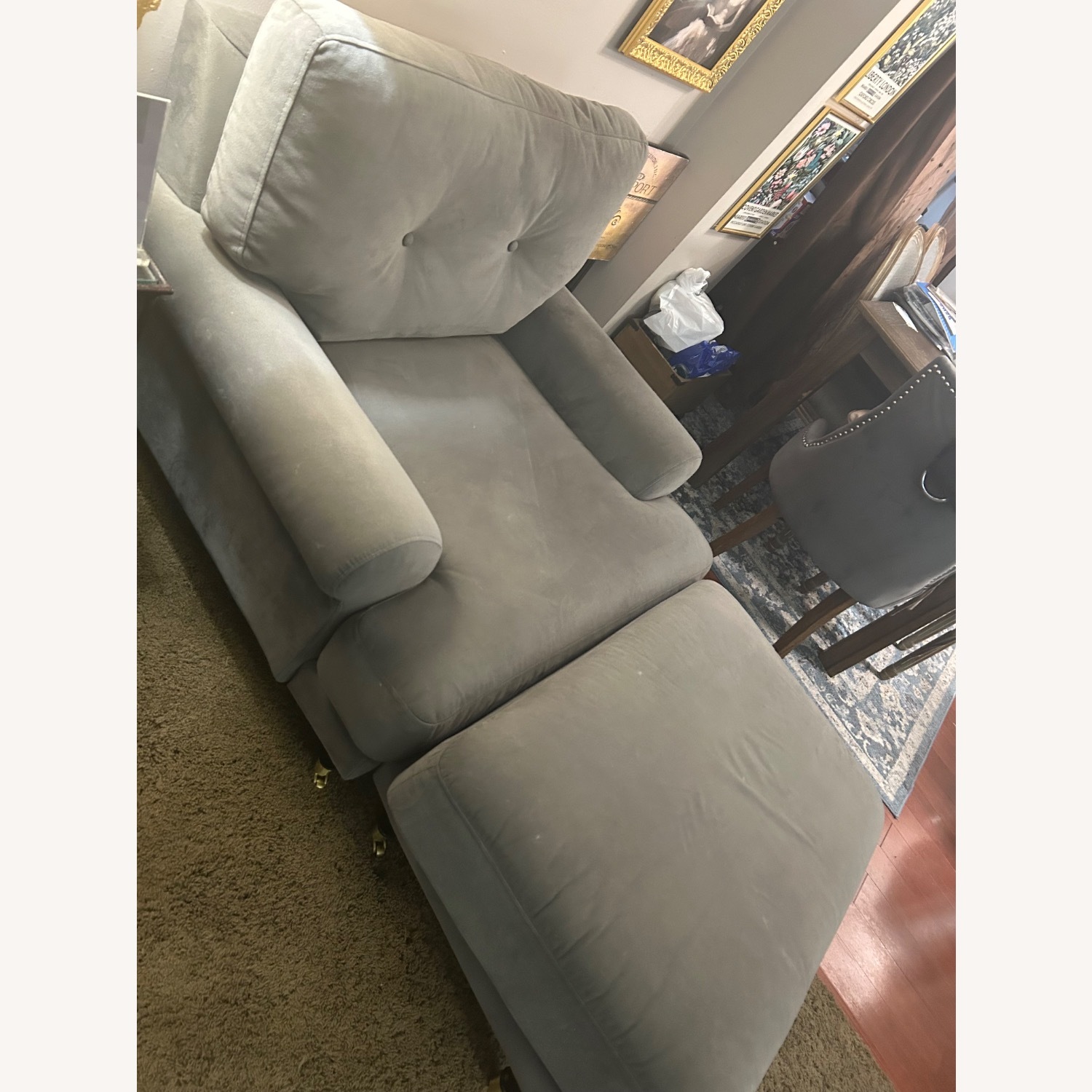 Radley Comfortable Armchair and Ottoman - image-2