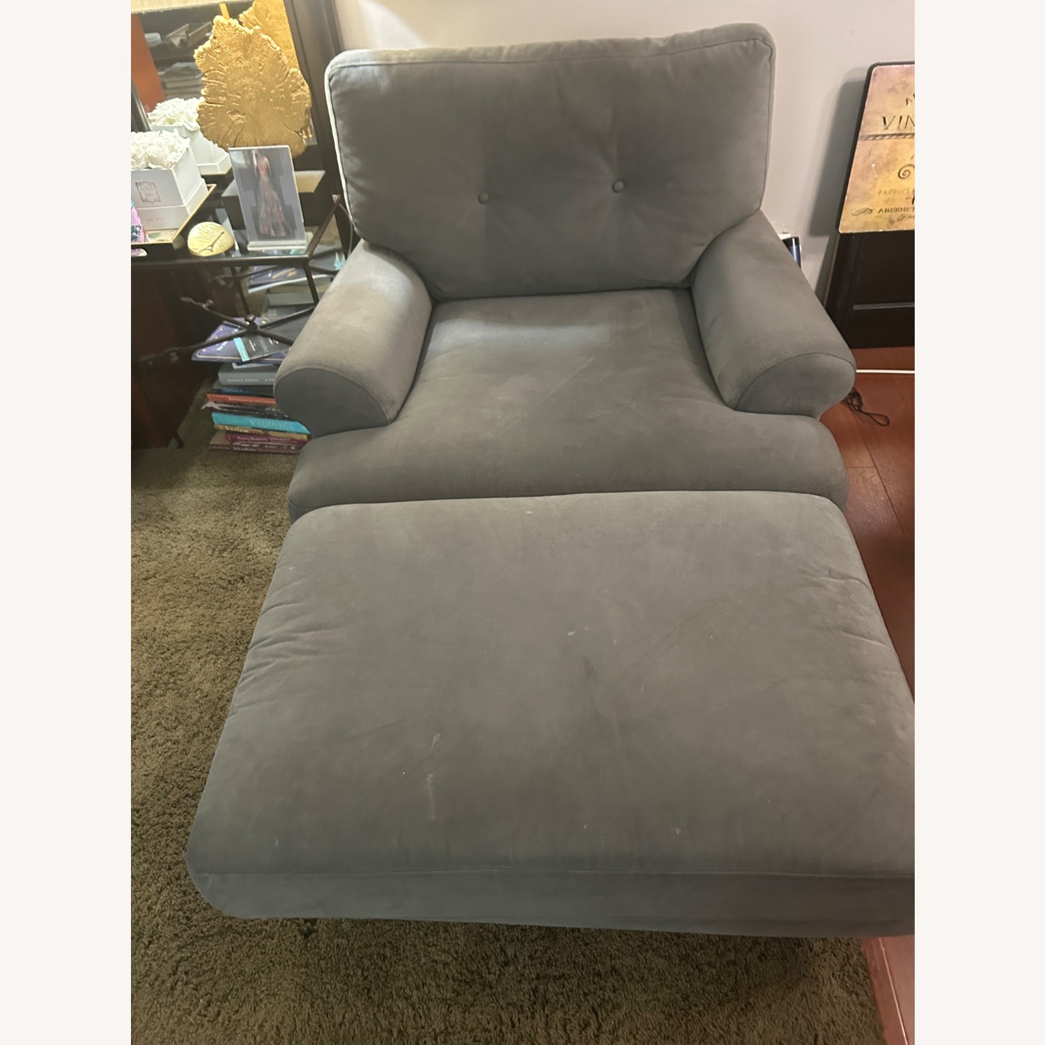 Radley Comfortable Armchair and Ottoman - image-1