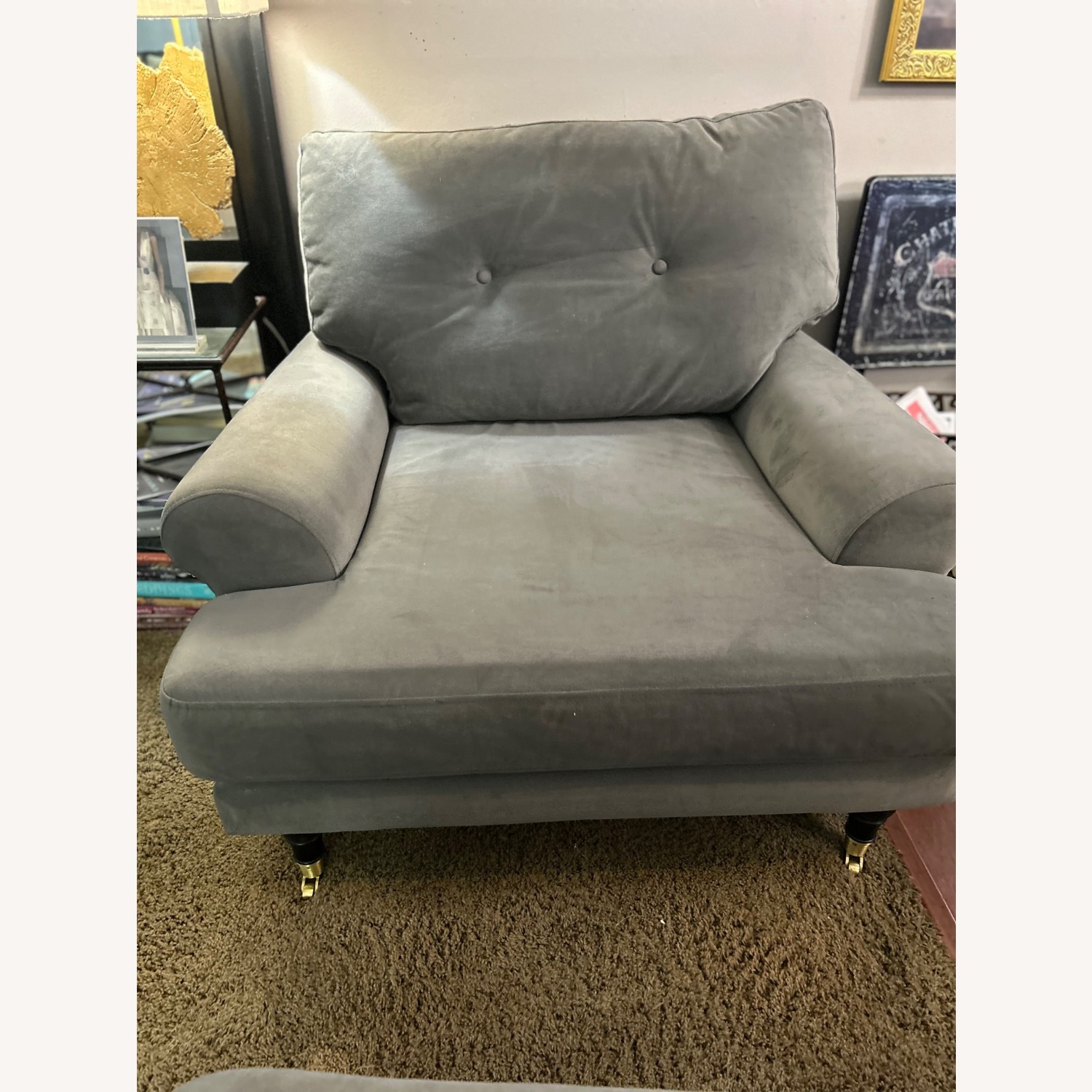 Radley Comfortable Armchair and Ottoman - image-19