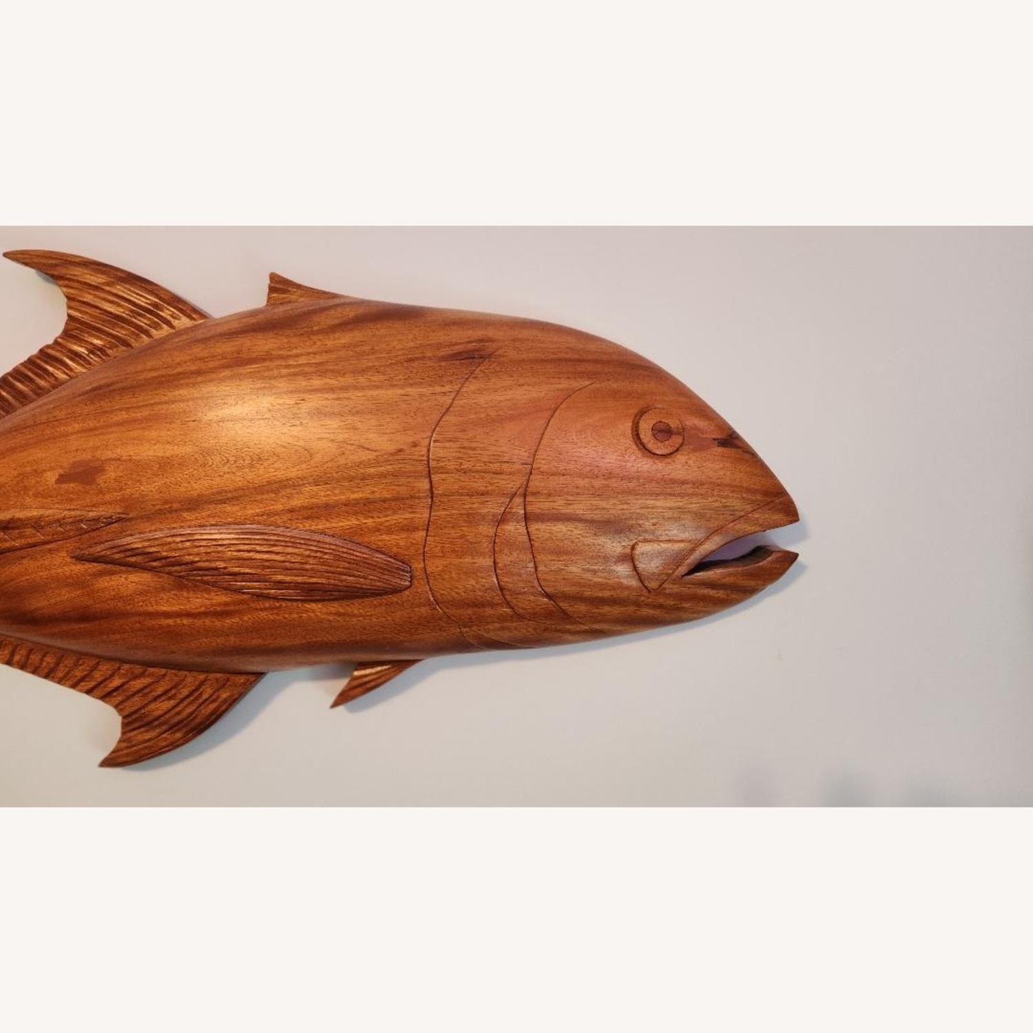 Wooden Carved Fish Ulua from the Cook Islands - image-2