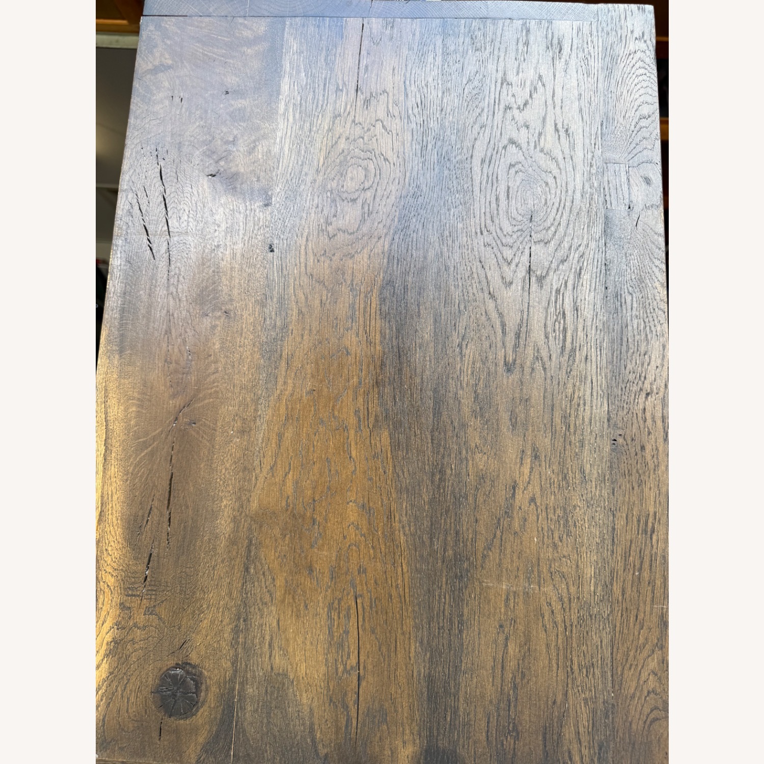 Reclaimed Brown Oak 4-Door Media Console - image-11