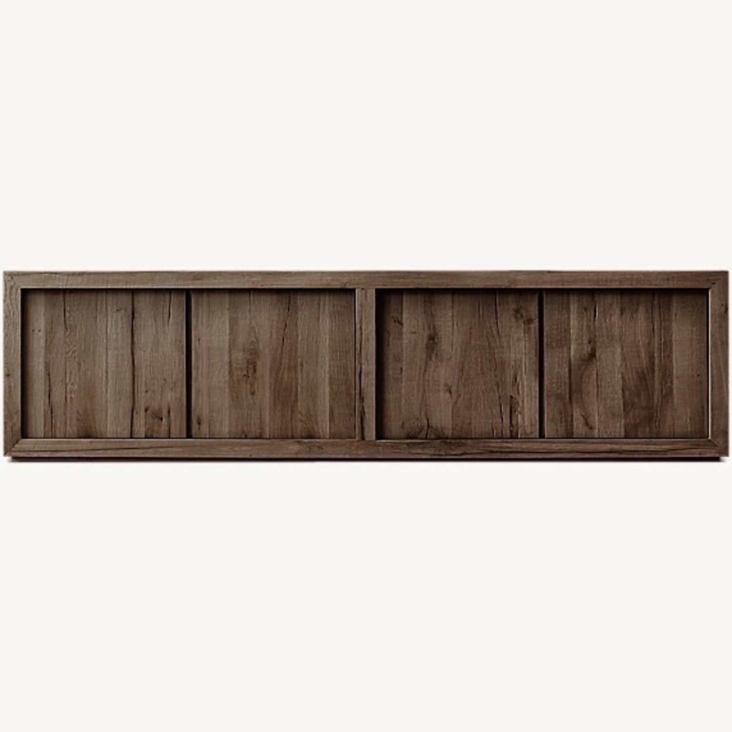 Reclaimed Brown Oak 4-Door Media Console - image-2