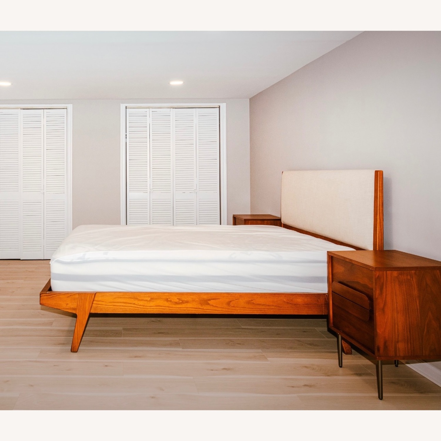 West Elm Modern Queen Bed - image-2