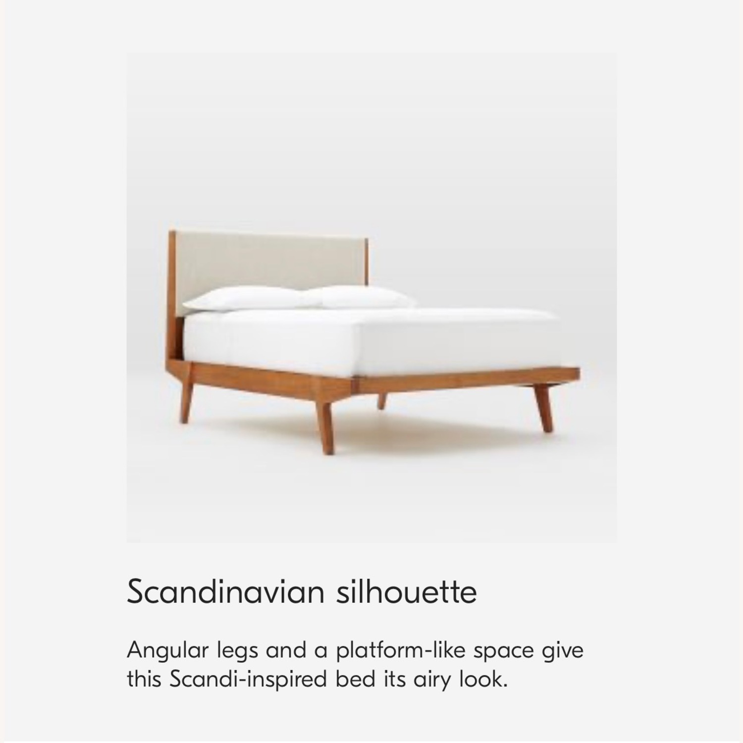 West Elm Modern Queen Bed - image-1