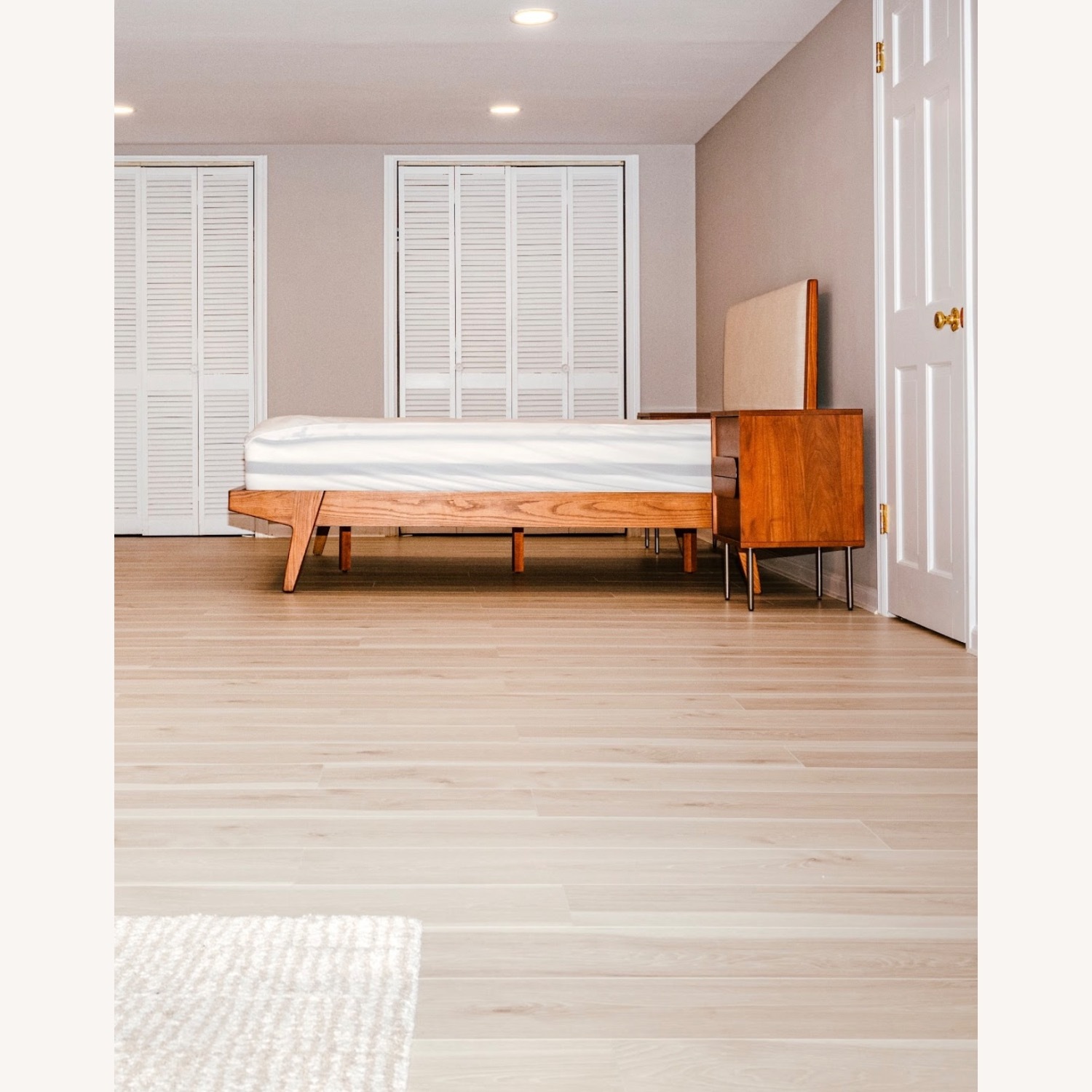 West Elm Modern Queen Bed - image-3