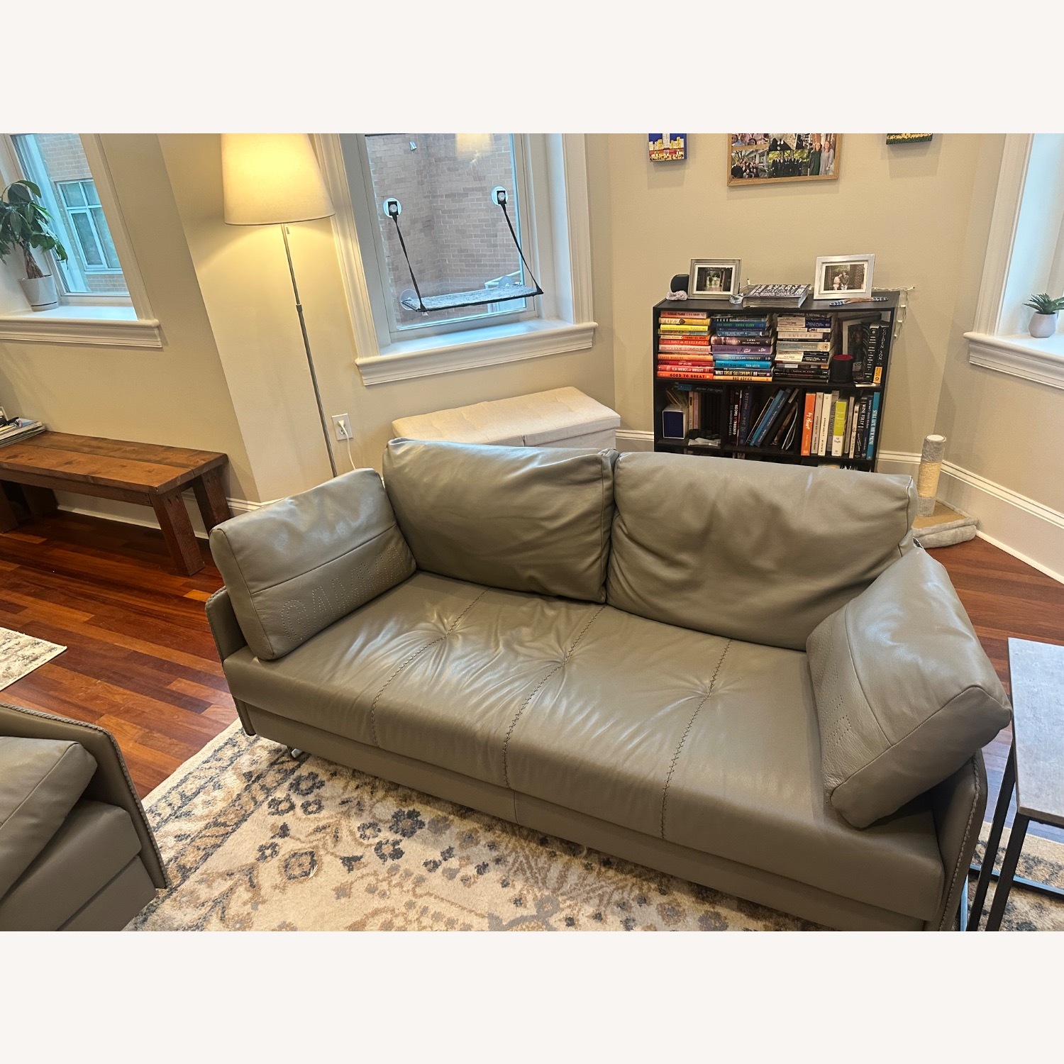 Gamma Leather Couch - image-1