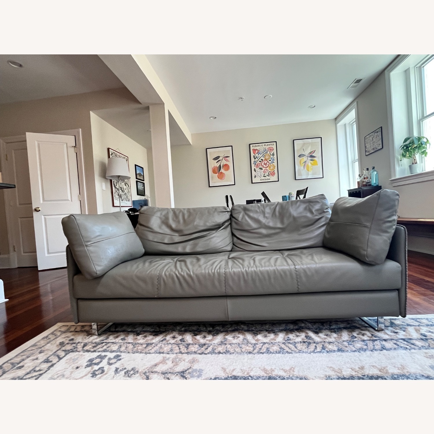 Gamma Leather Couch - image-0