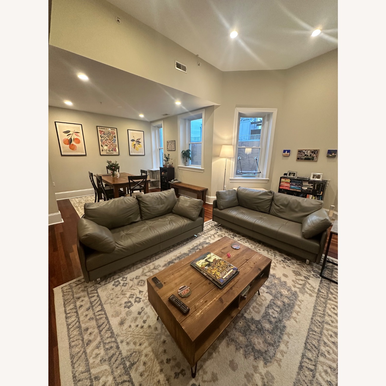 Gamma Leather Couch - image-0