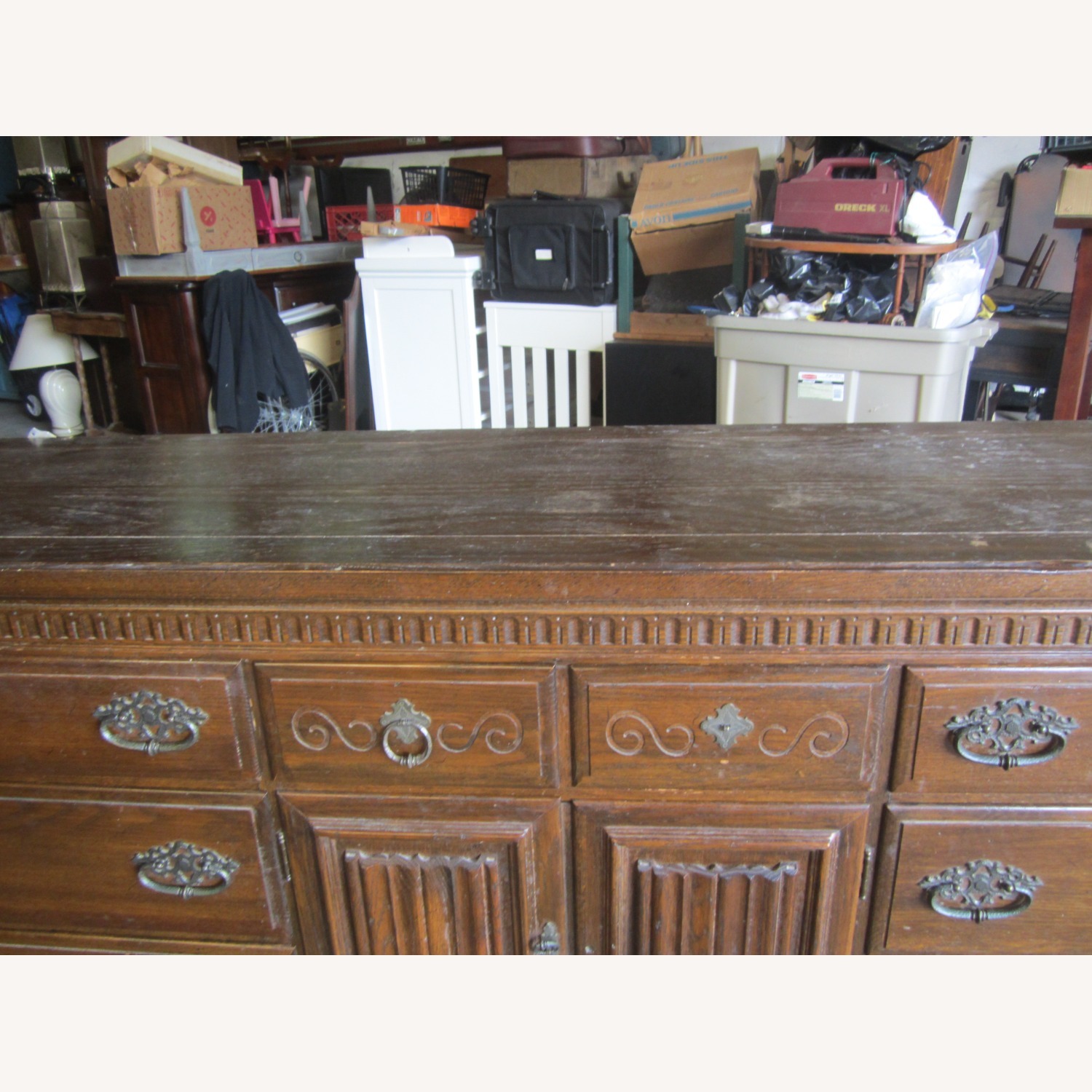 VTG Ethan Allen Dresser, 10 Drawers, 2 Mirrors - image-2