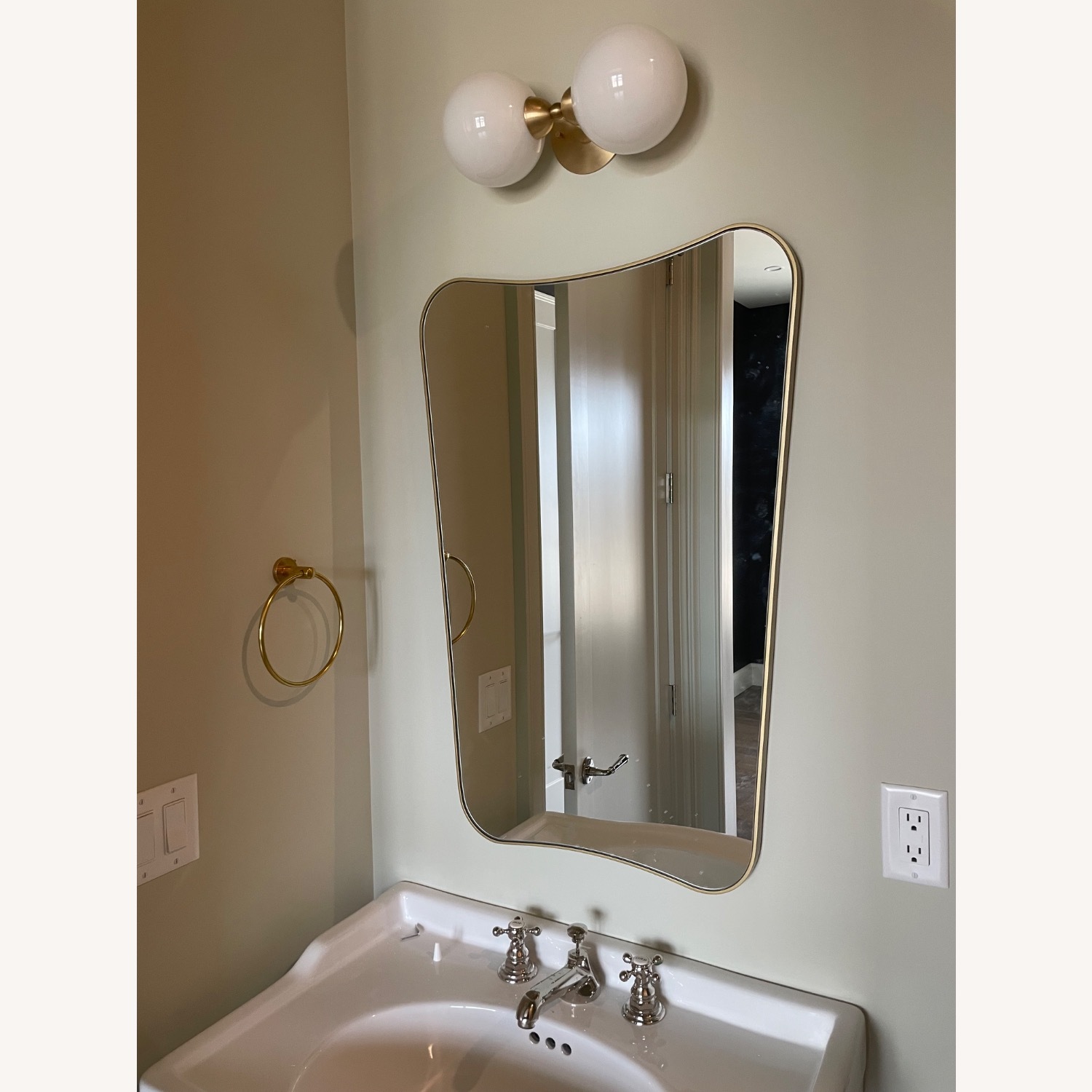 Gold Butterfly Mirror - image-2