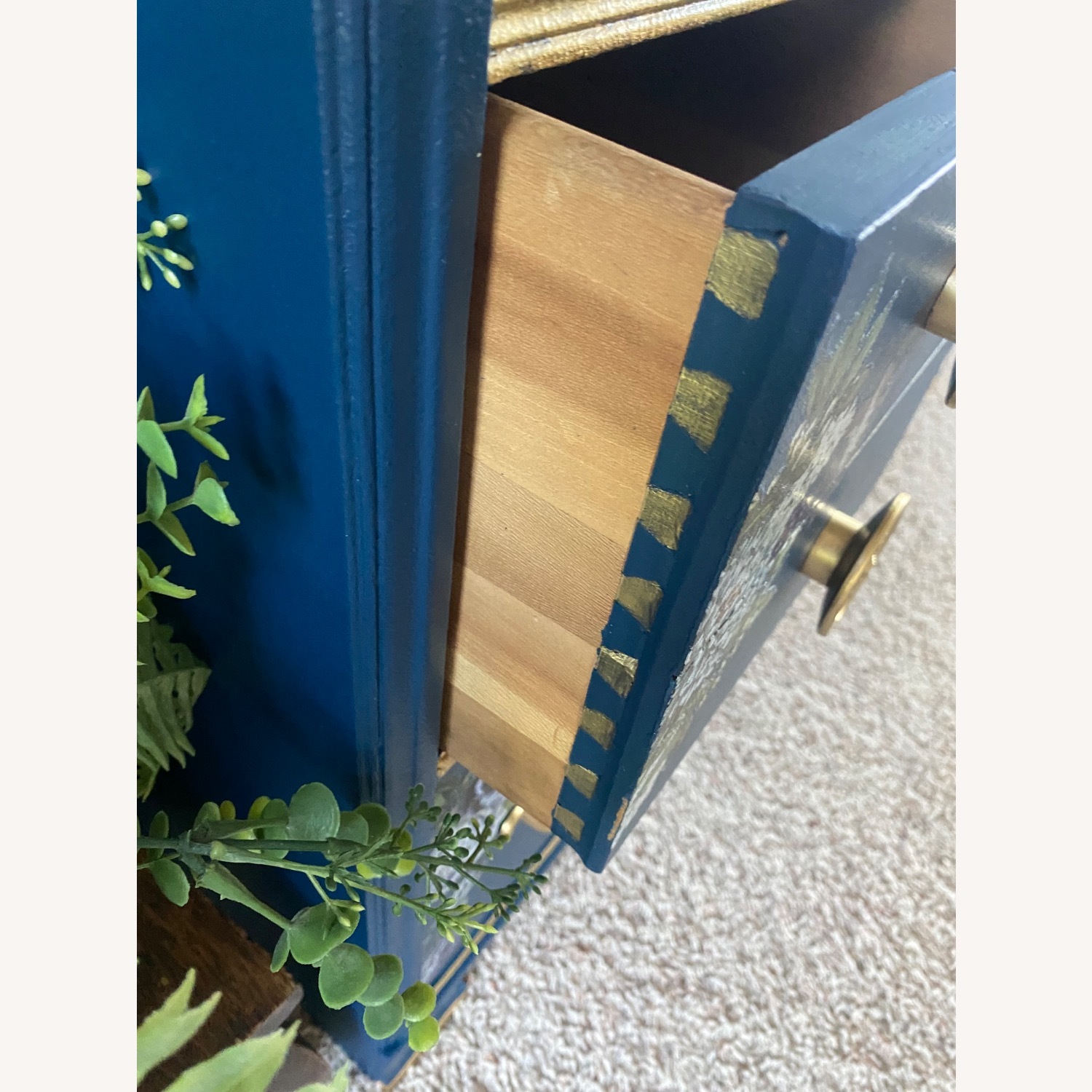 Antique Art Deco Waterfall Vanity - image-3