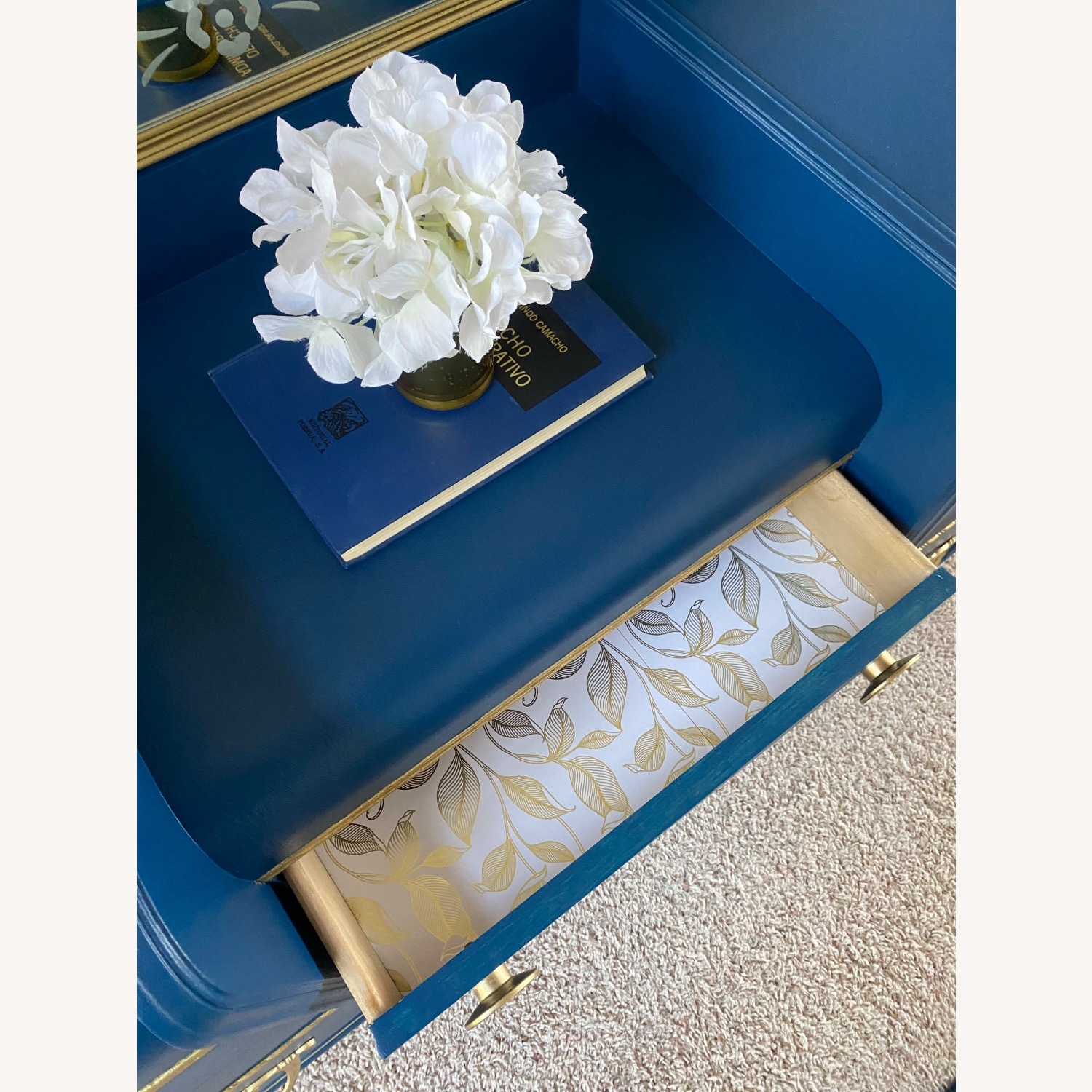 Antique Art Deco Waterfall Vanity - image-4