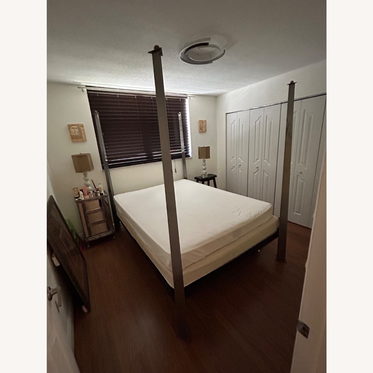 Designer Metal 4 Poster Bed - image-1