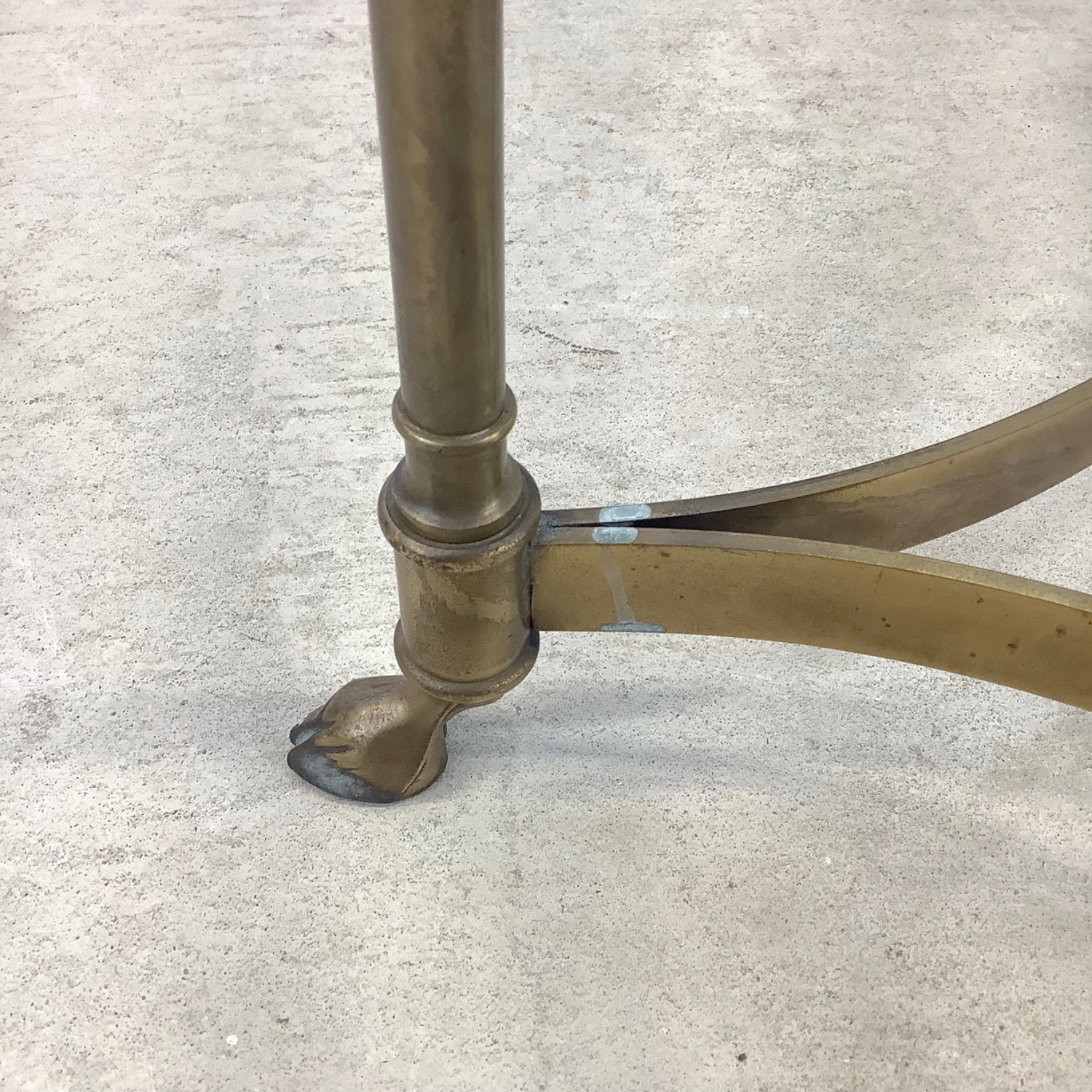 Vintage Modern Brass and Glass Coffee Table - image-8