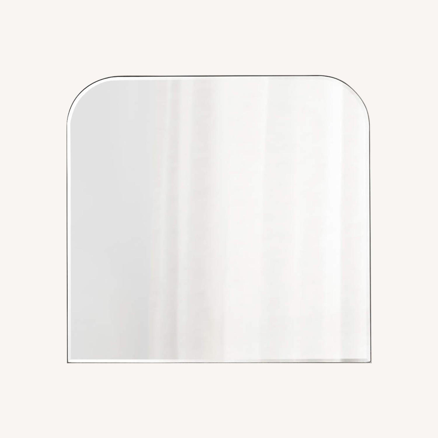 Crate & Barrel Edge Arch Wall Mirror 36"x34" - image-0