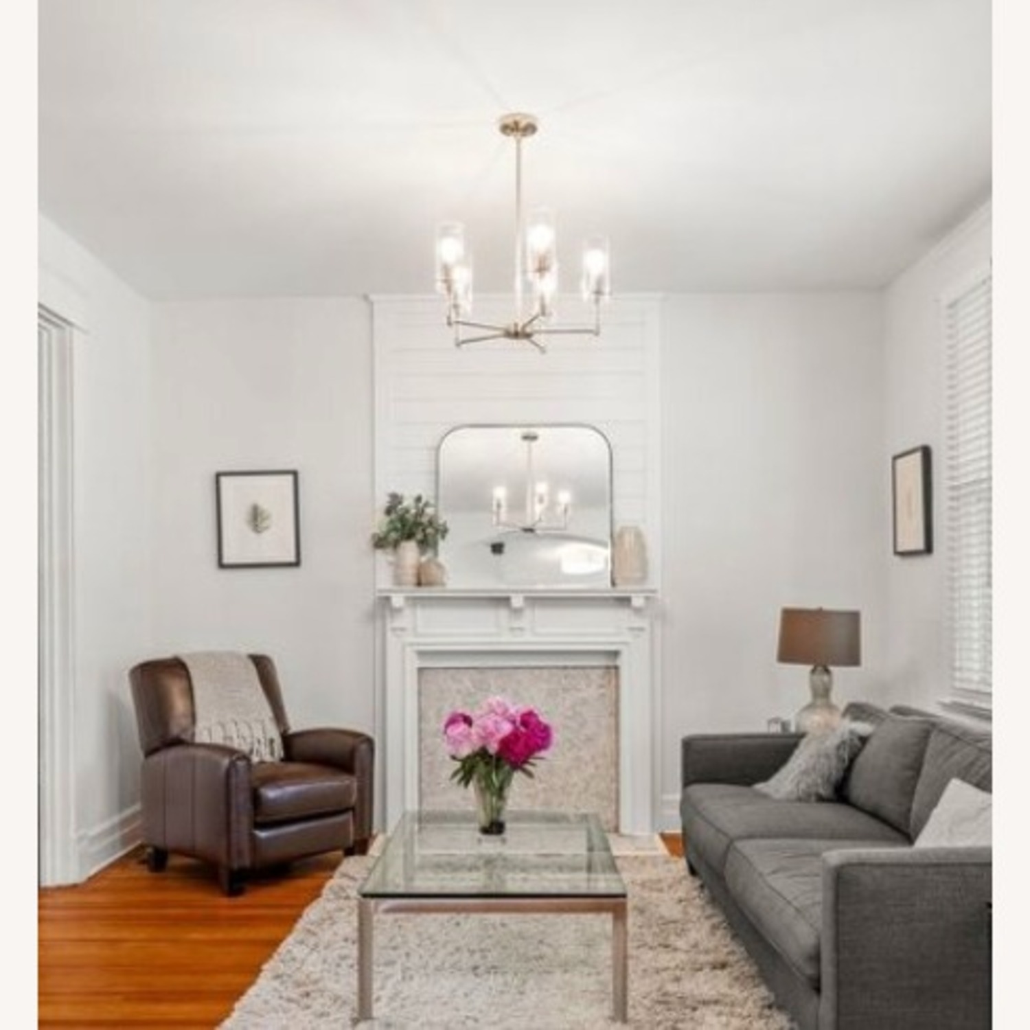 Crate & Barrel Edge Arch Wall Mirror 36"x34" - image-1