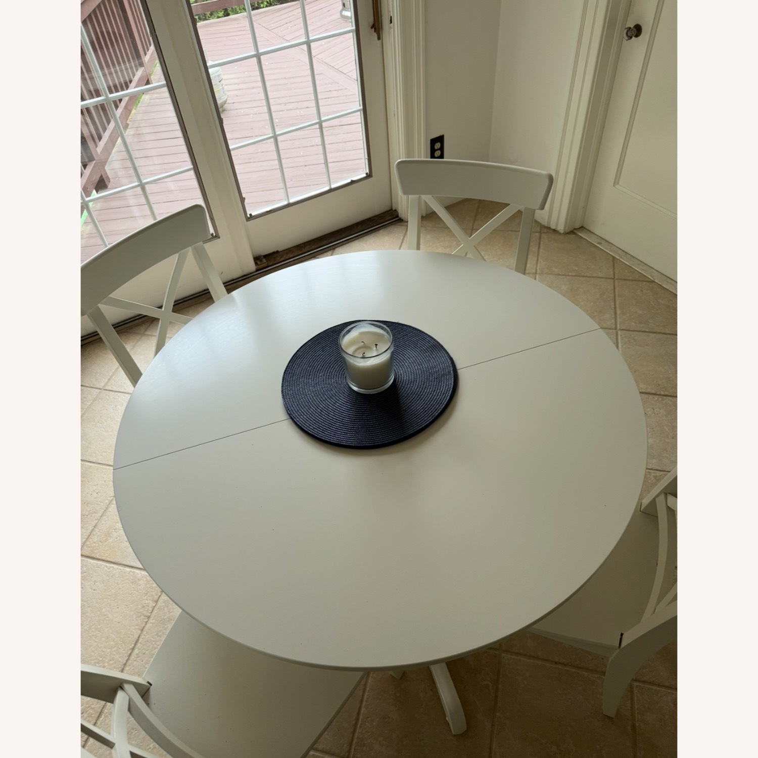 IKEA INGATORP Table and Chairs Set - image-3