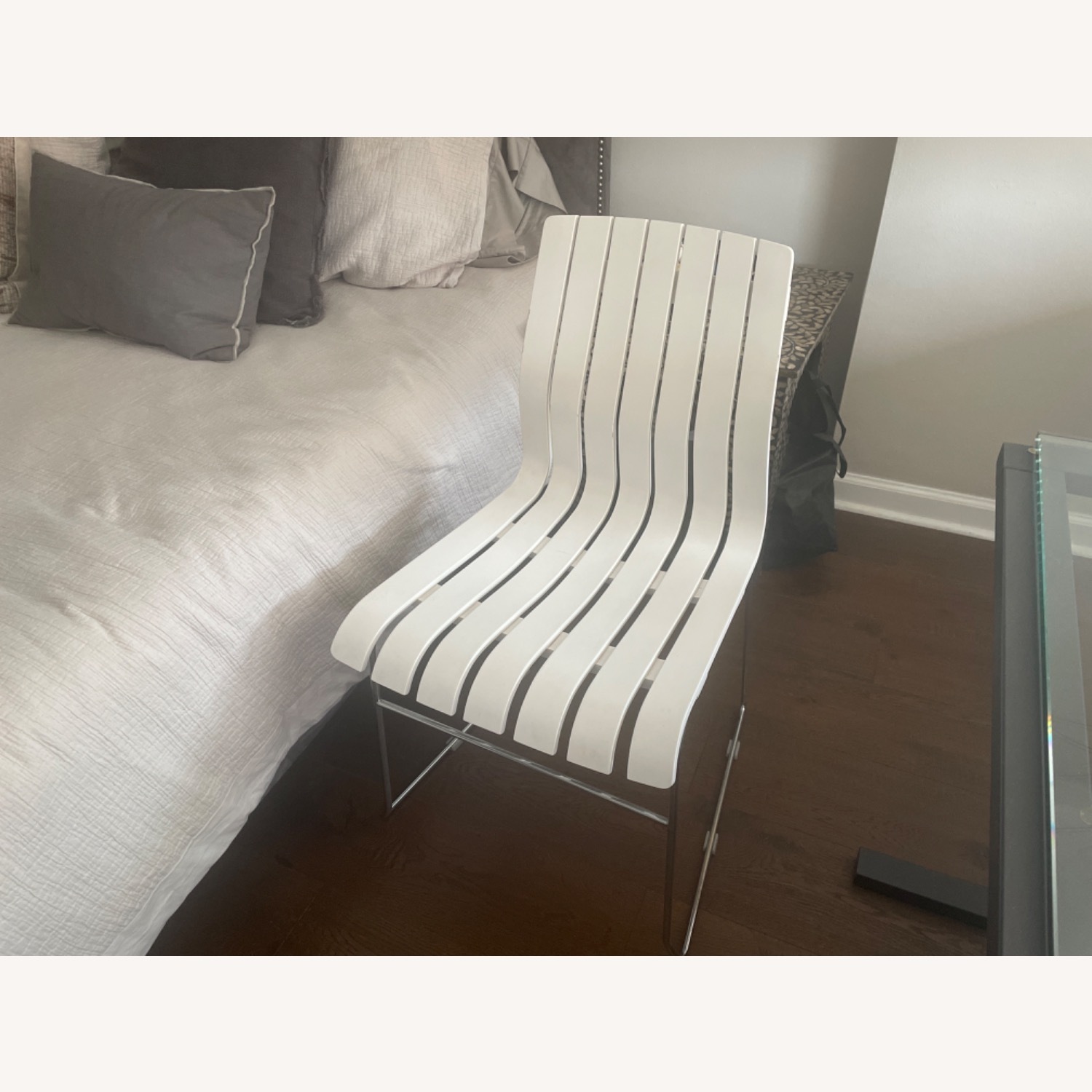 Crate & Barrel Slatted Chair - image-4