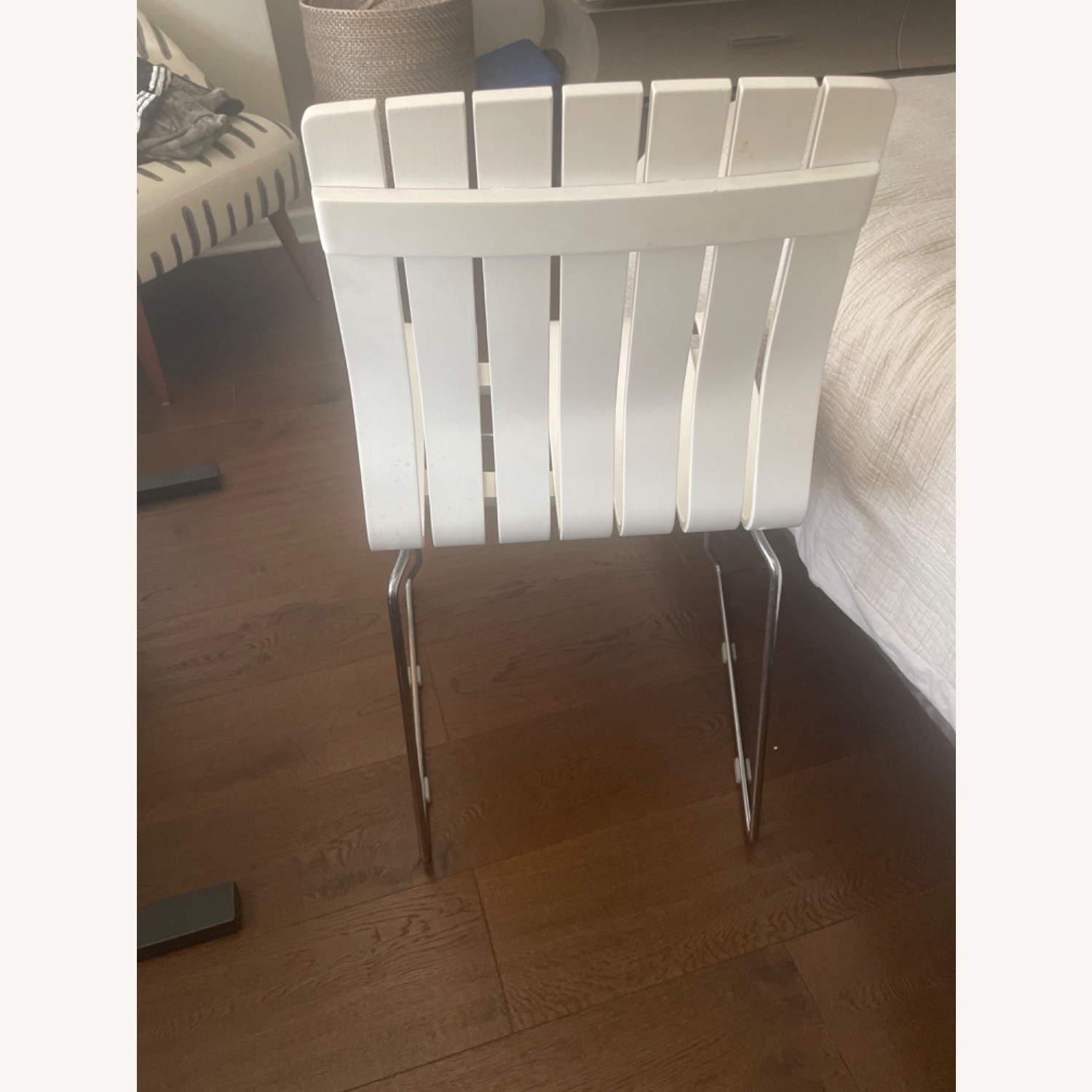 Crate & Barrel Slatted Chair - image-5