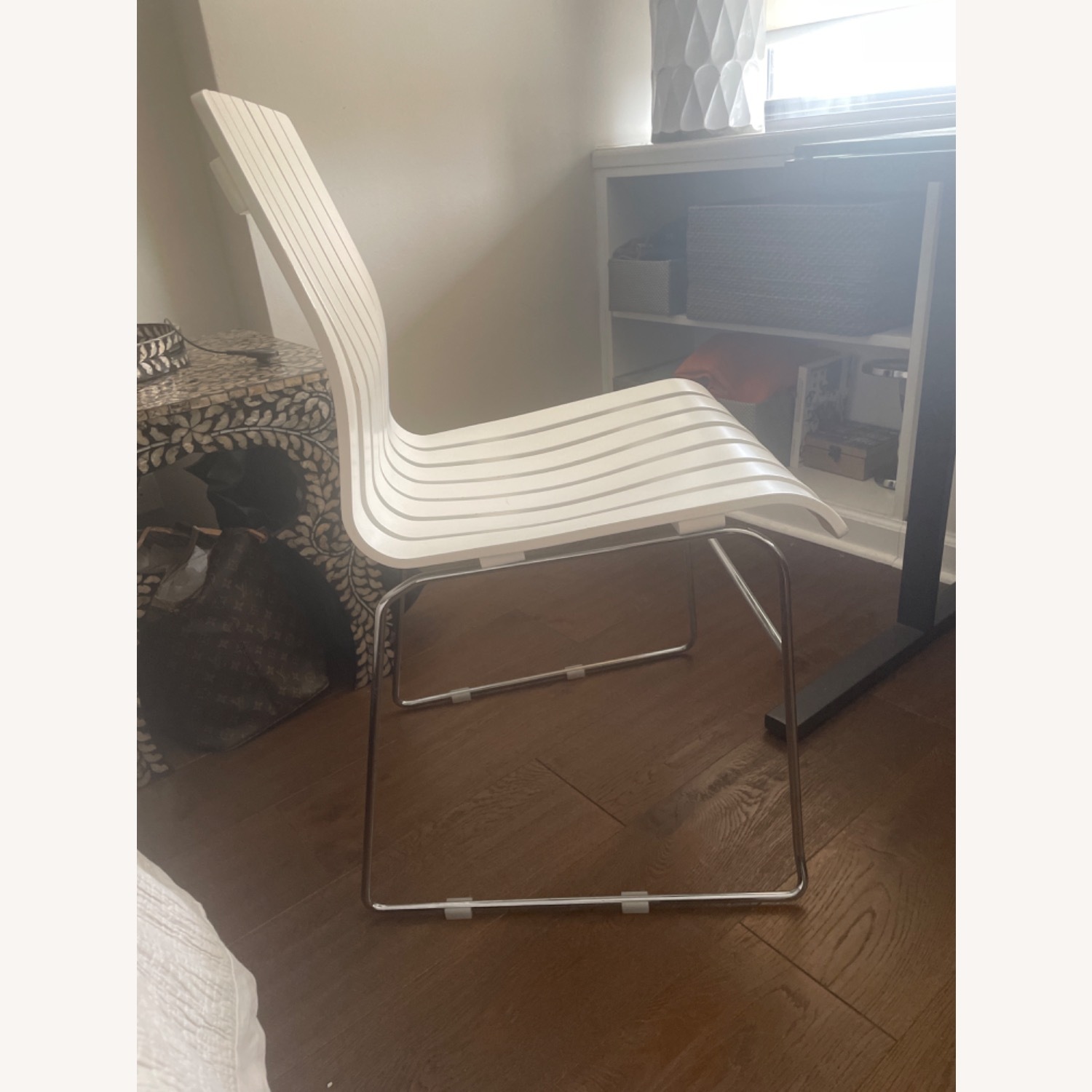 Crate & Barrel Slatted Chair - image-2