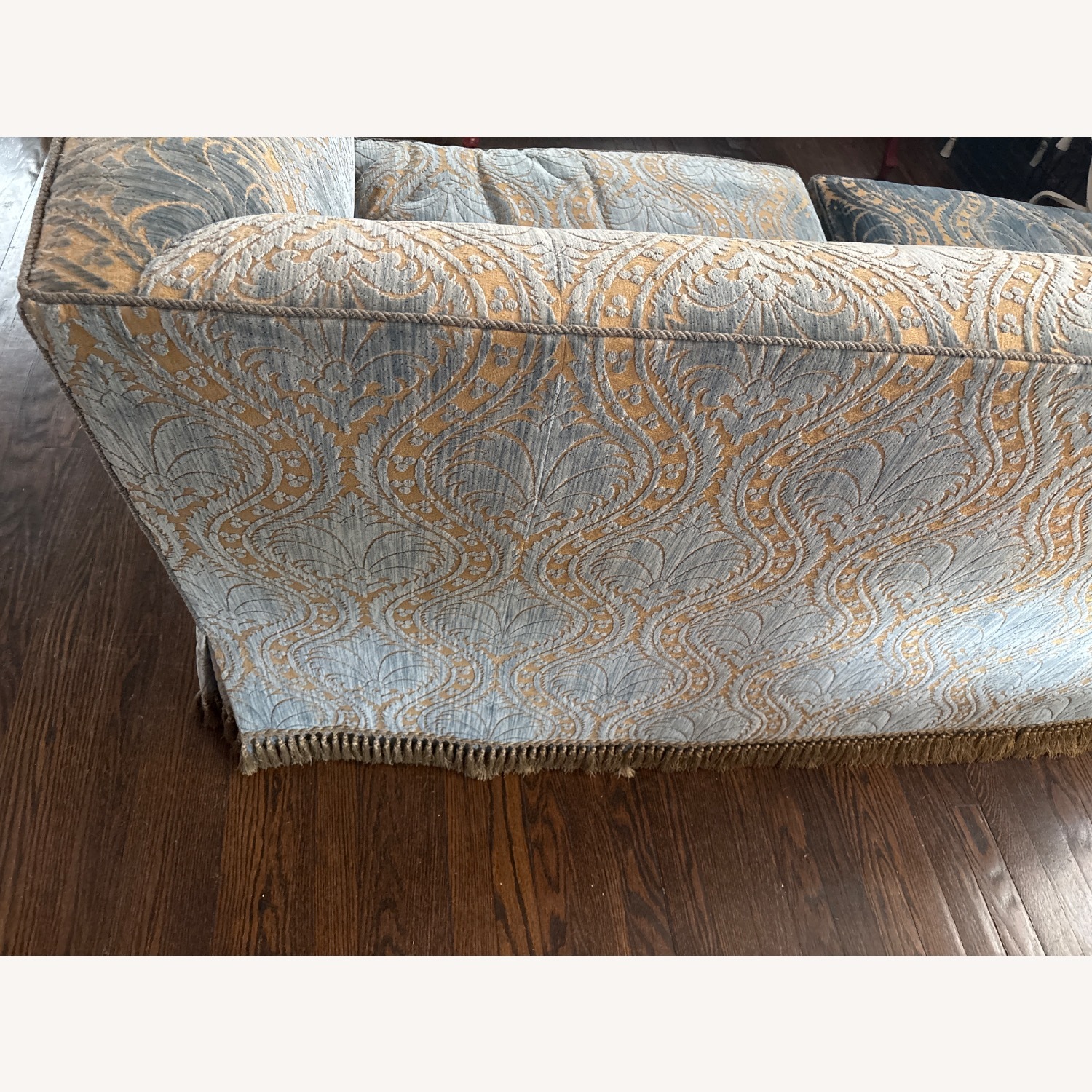 Cut Velvet Custom Sofa - image-6