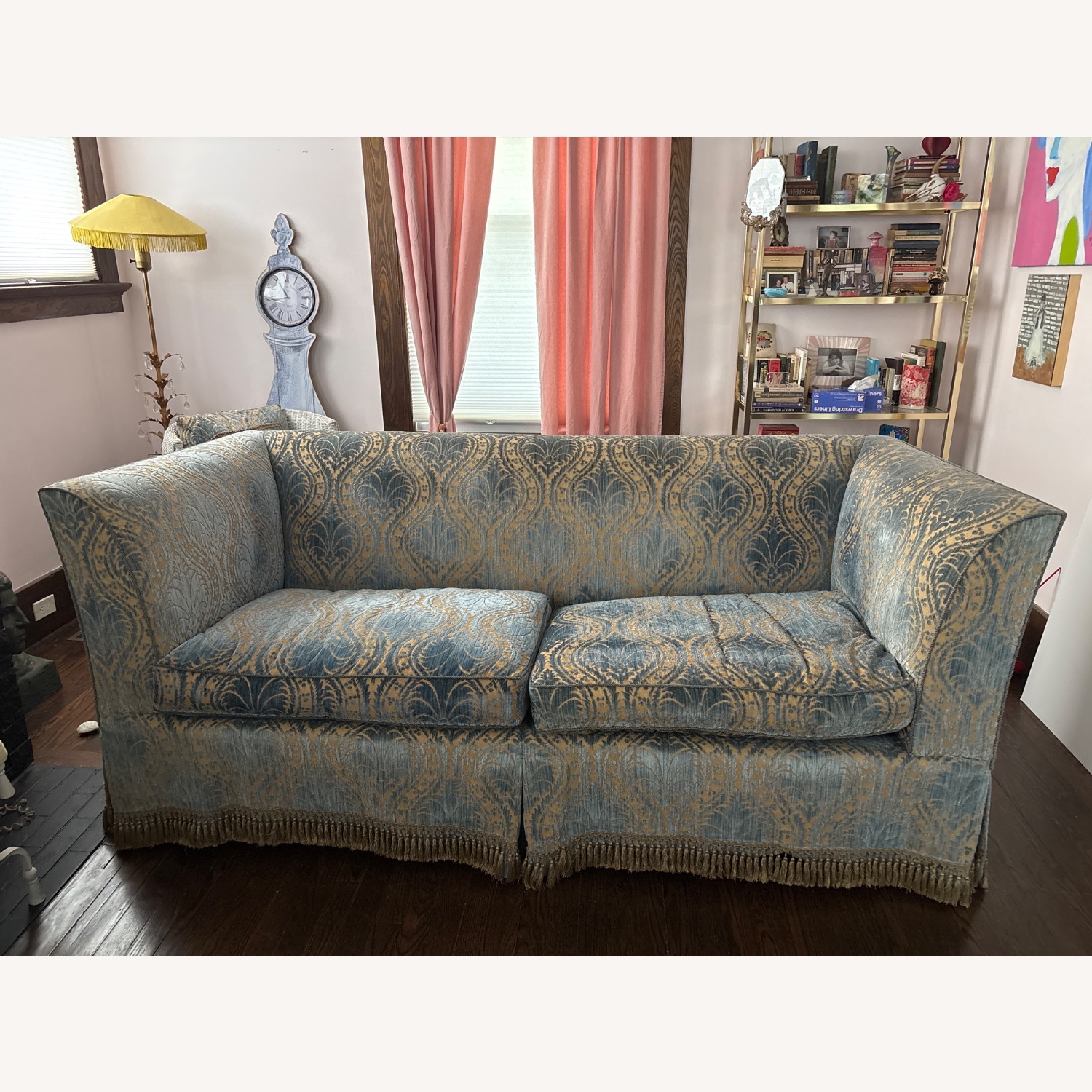Cut Velvet Custom Sofa - image-1
