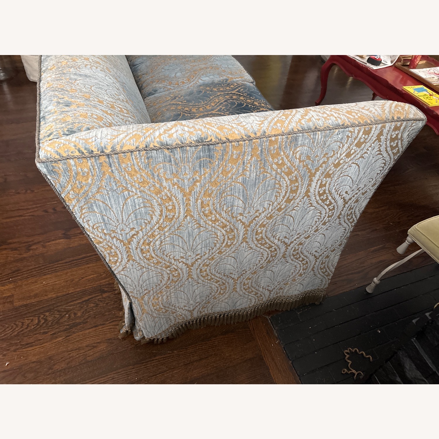 Cut Velvet Custom Sofa - image-2