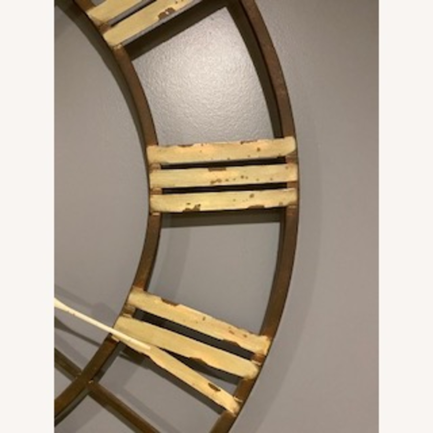 Large Metal Distressed Wall Clock - image-4