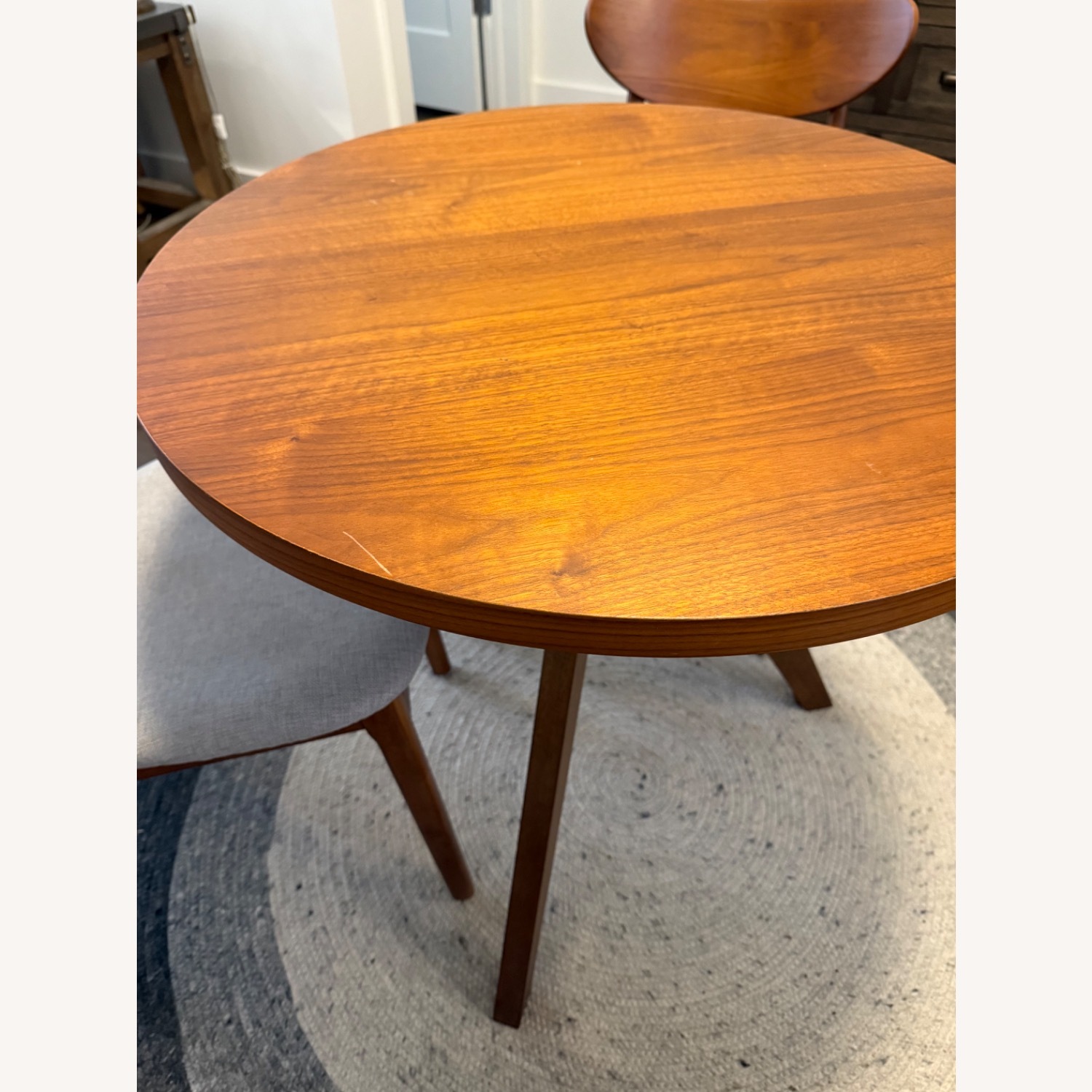 West Elm Tripod Dining Table (30") - Walnut - image-2