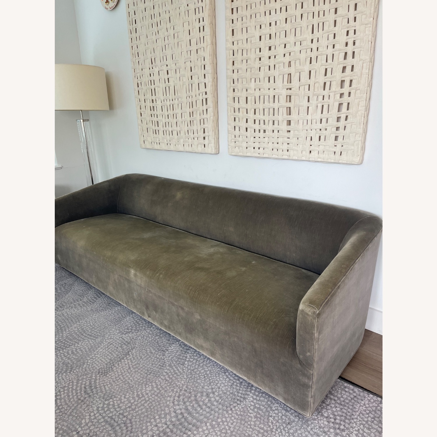 Restoration Hardware 1950S Italian Shelter Arm Upholstered sofa - image-2