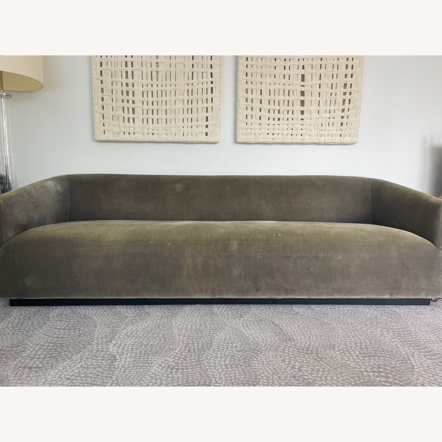 Restoration Hardware 1950S Italian Shelter Arm Upholstered sofa - image-1
